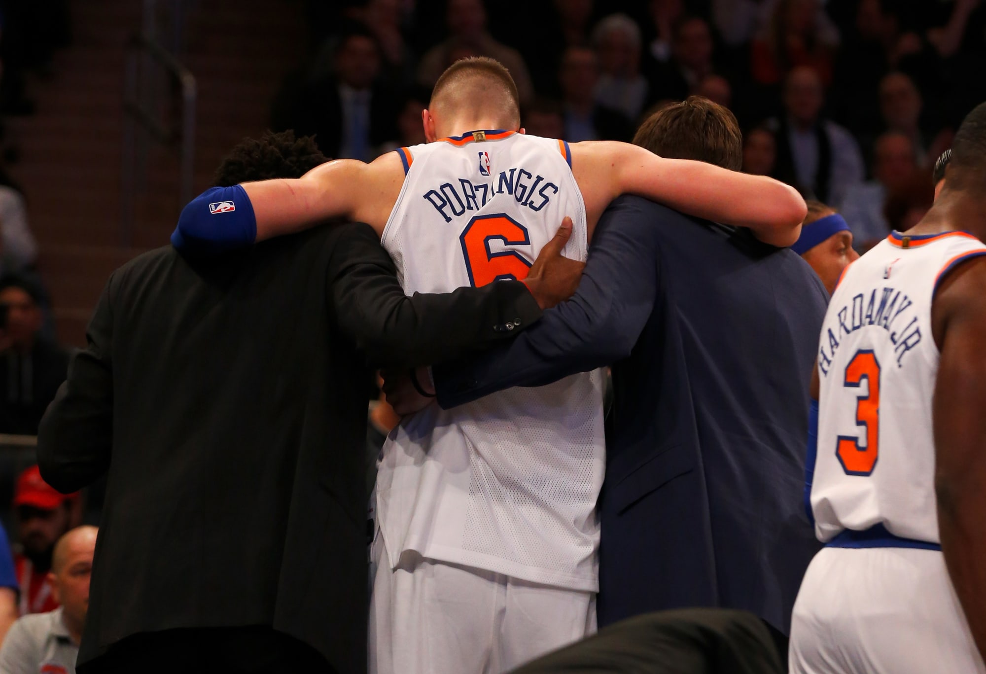 New York Knicks A significant injury update on Kristaps Porzingis