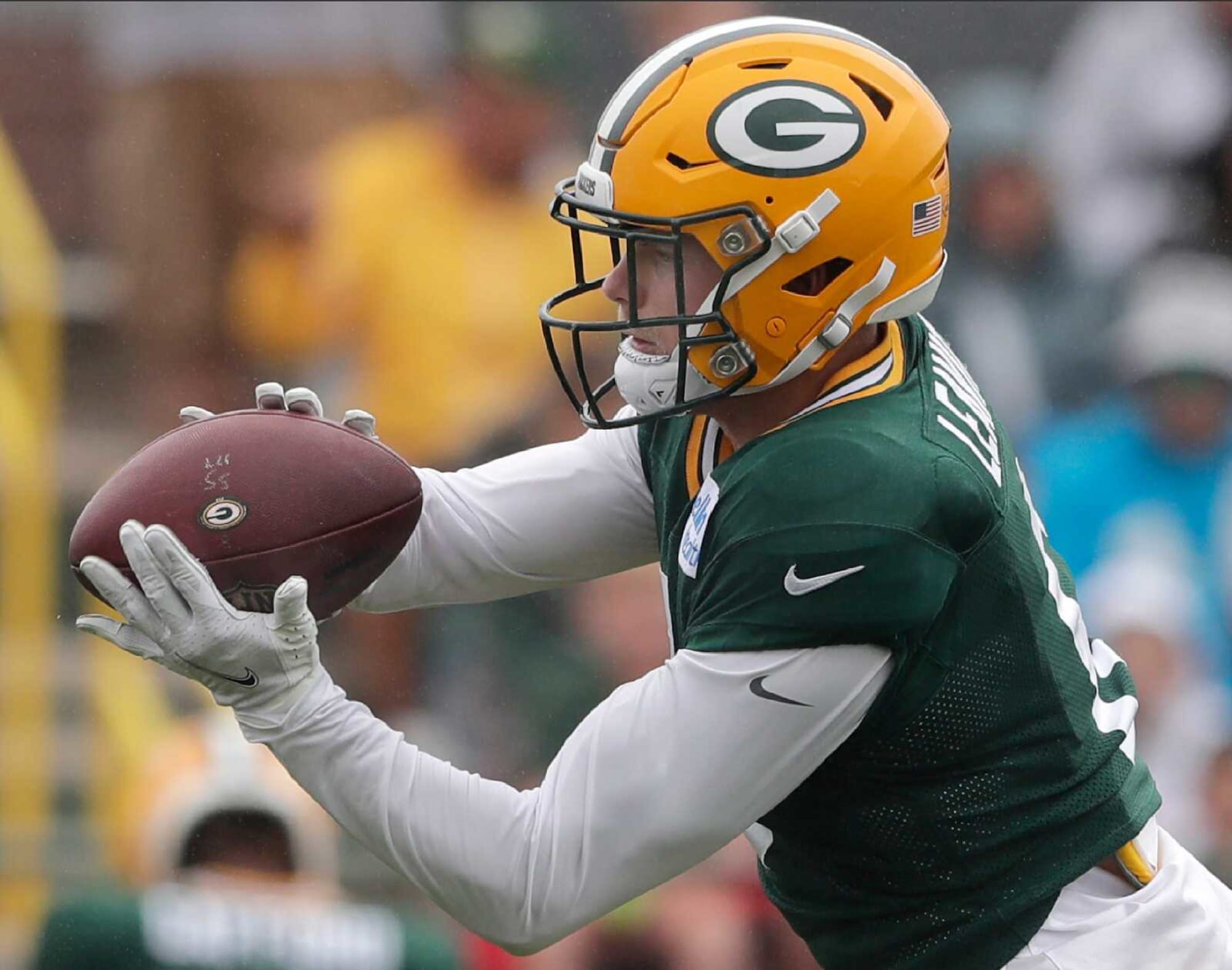 Dallin Leavitt unexpectedly returned to Packers practice on Sunday