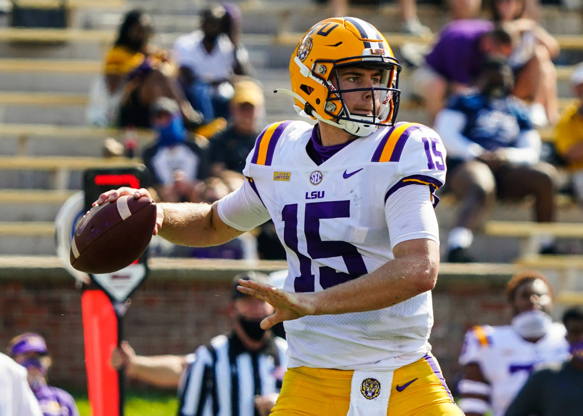 LSU Football Kelly suggests end to QB competition is near