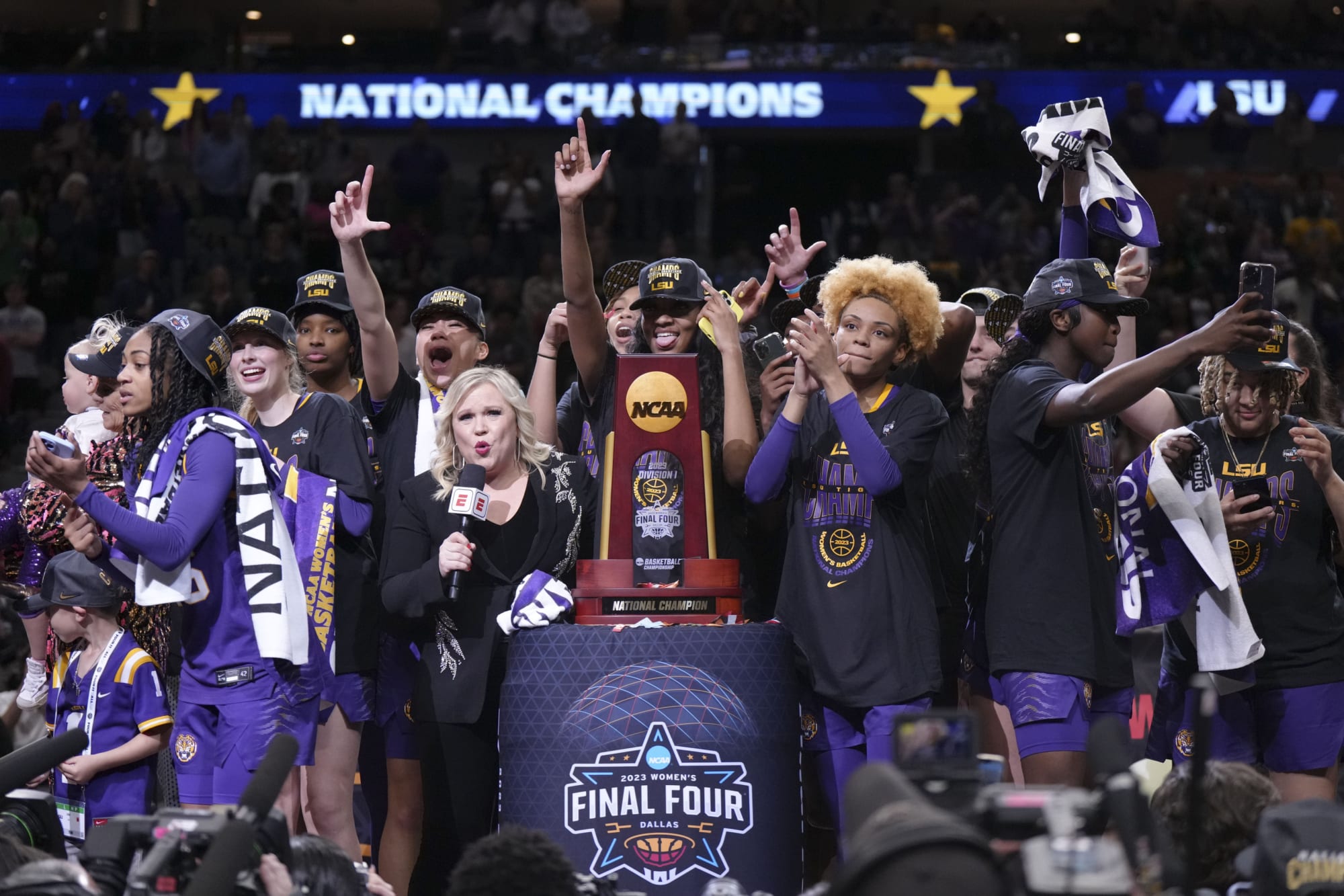 The LSU Tigers are the 2023 Women’s NCAA National Champions