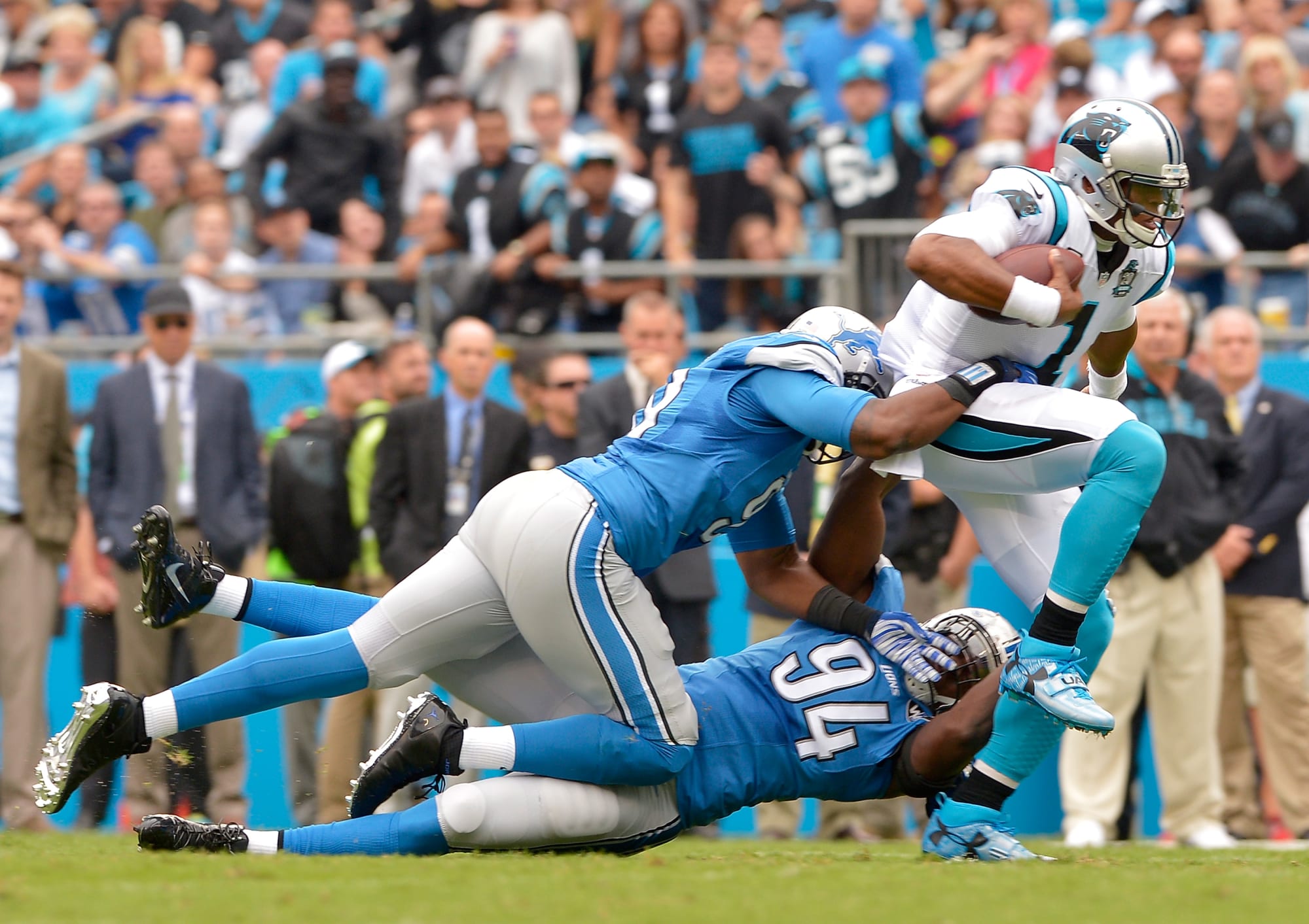 Detroit Lions need to contain Cam Newton to win in week five