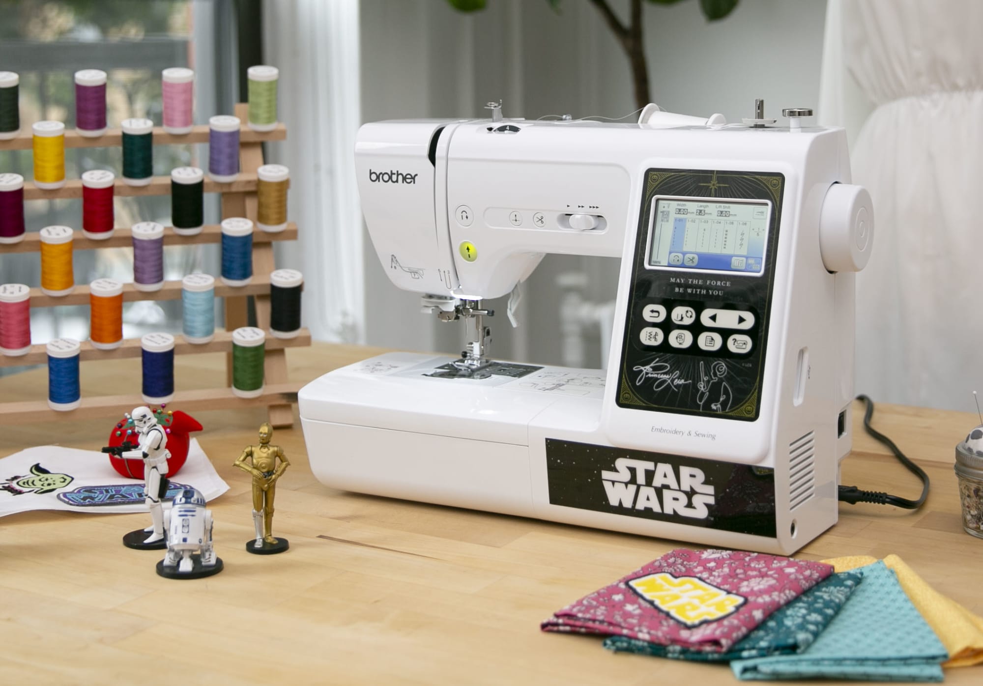 Get crafty with the Brother Star Wars Sewing and Embroidery Machine