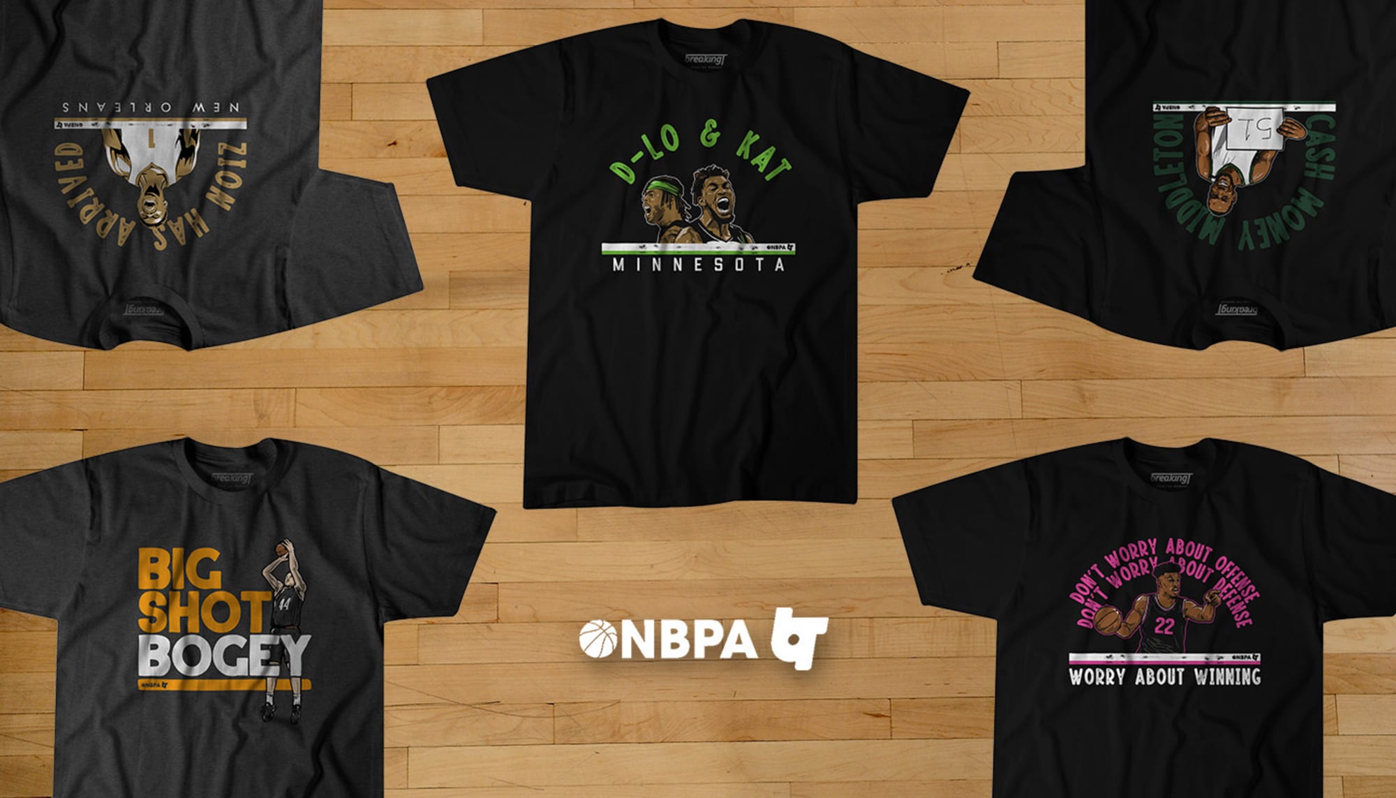 Minnesota Timberwolves: KAT & D-Lo join the BreakingT NBPA Collection