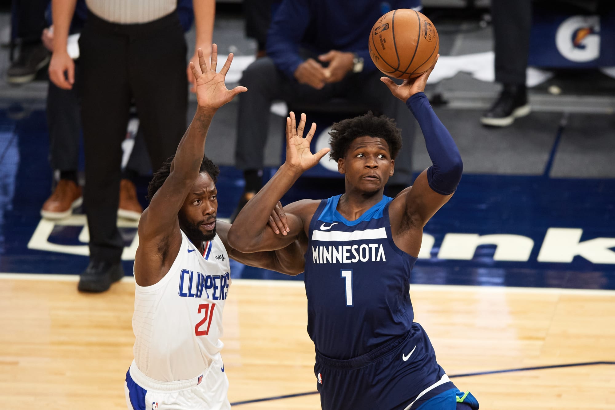 The Minnesota Timberwolves' starting lineup of the future