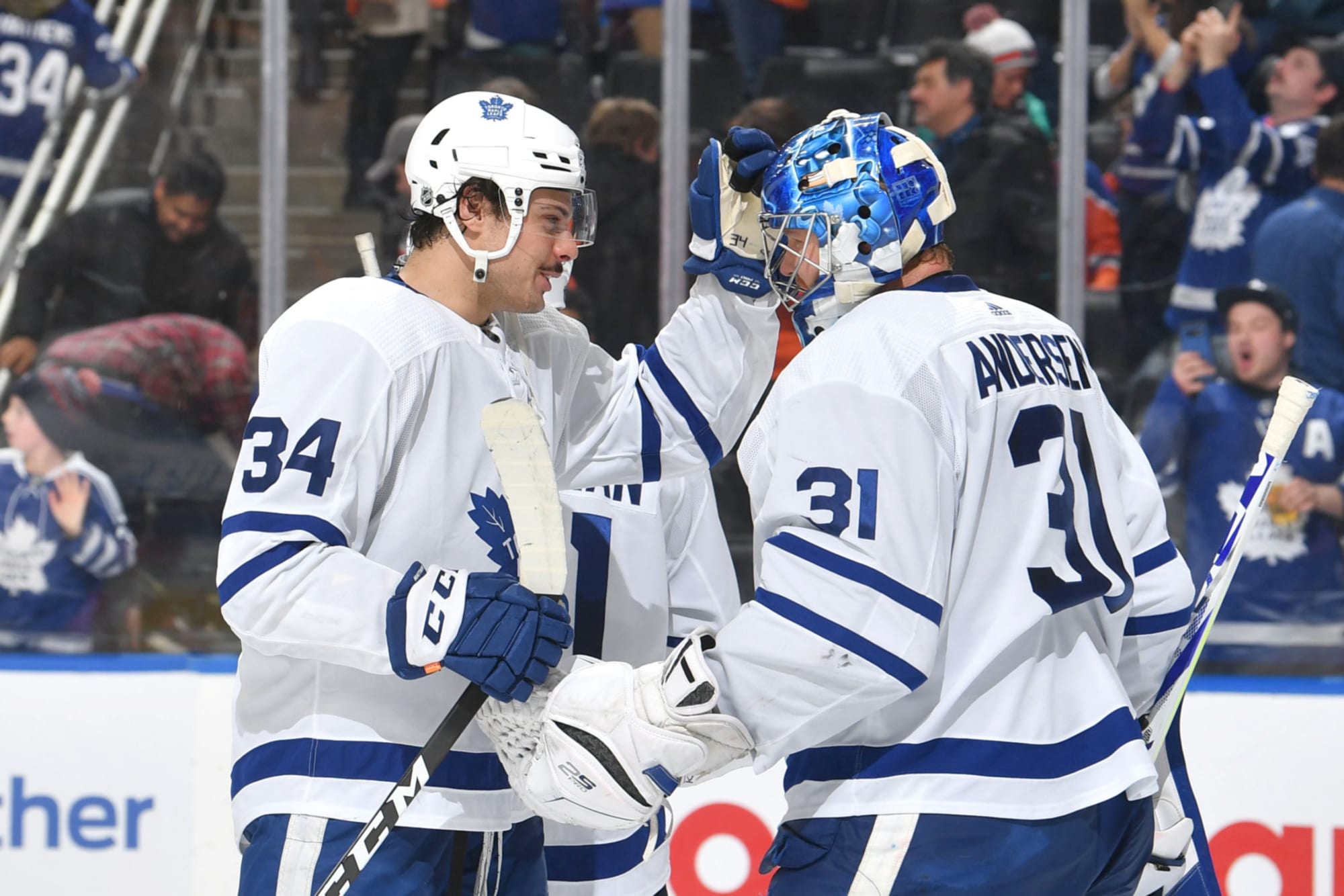 Toronto Maple Leafs Andersen Reaches Milestone Third Line Shines