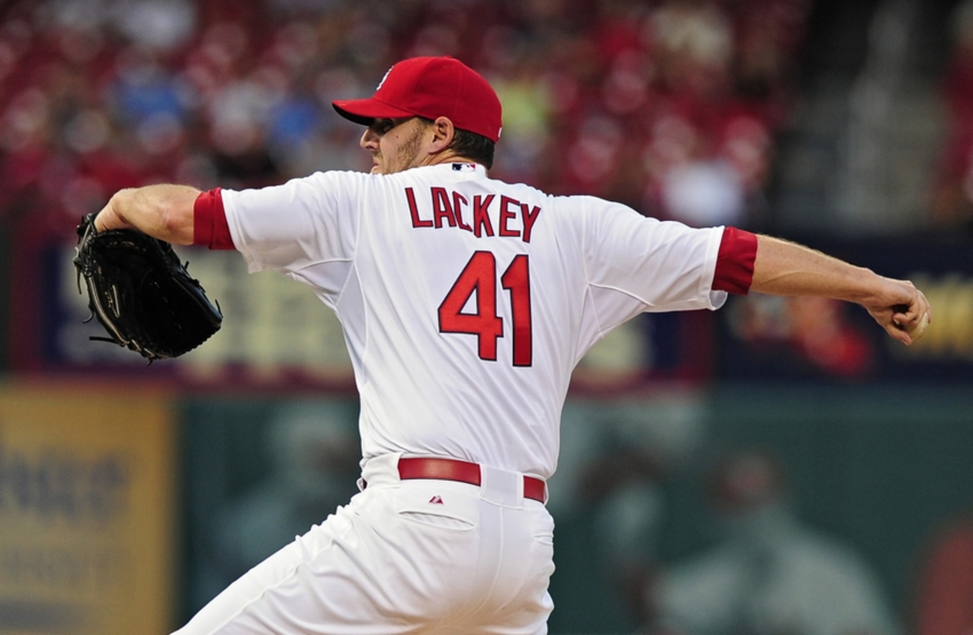 John Lackey gave up signed Babe Ruth ball for jersey number