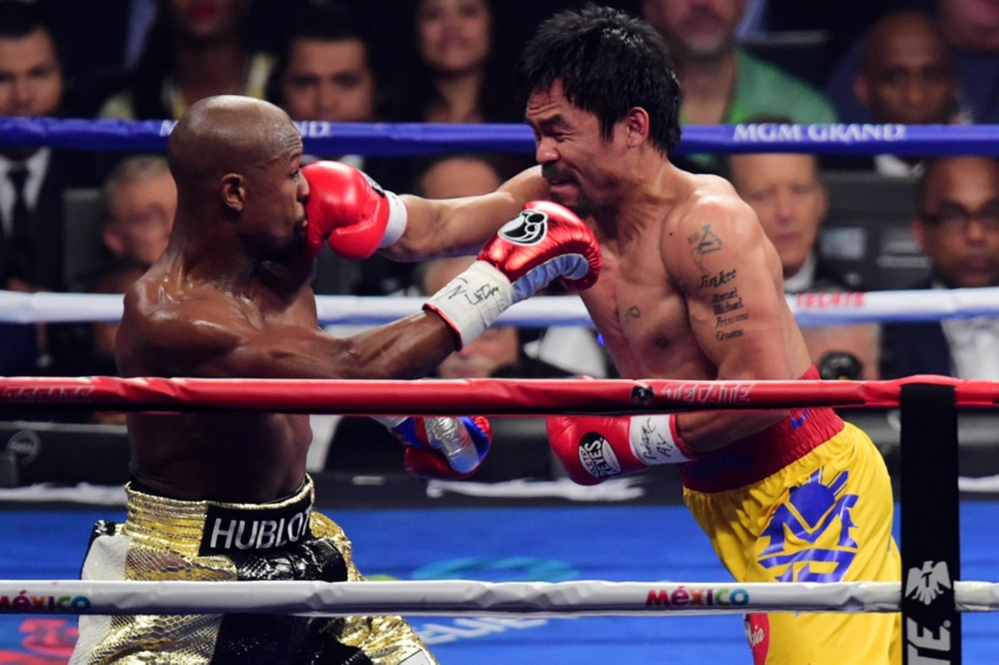 Mayweather vs Pacquiao Full fight video highlights