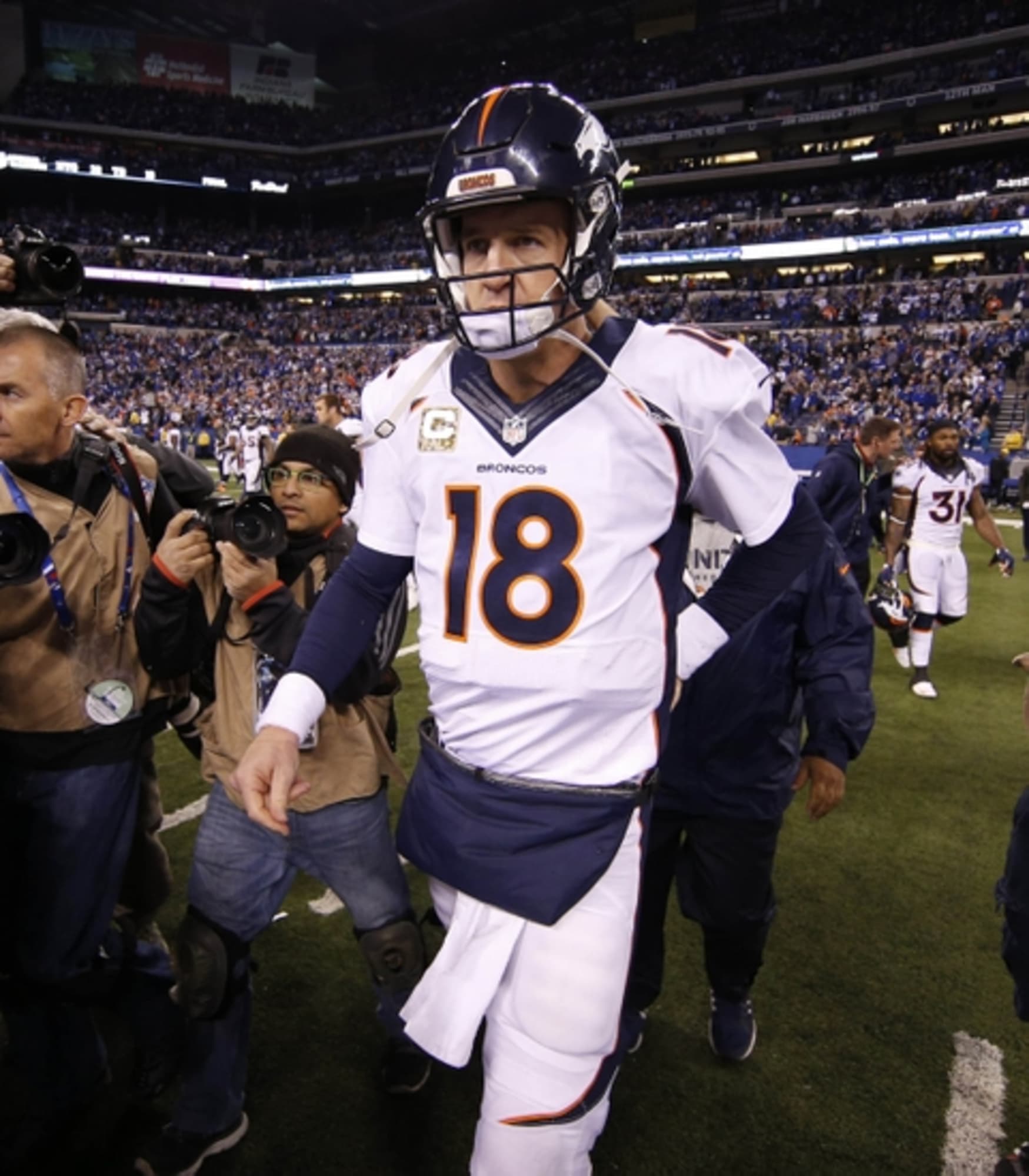 peyton manning most passing yards in a game