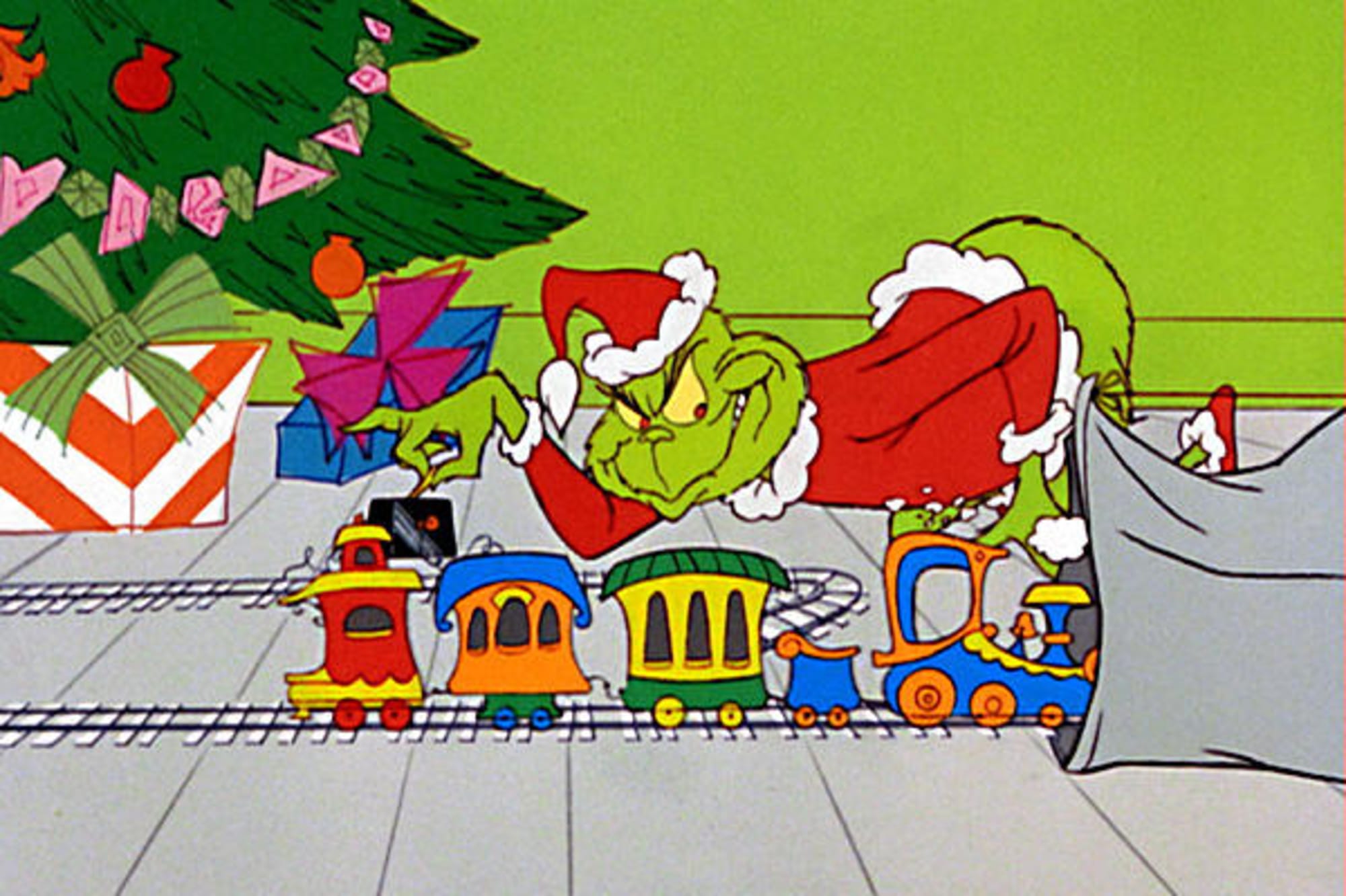 2. "The Grinch Who Stole Gifts" - wide 9
