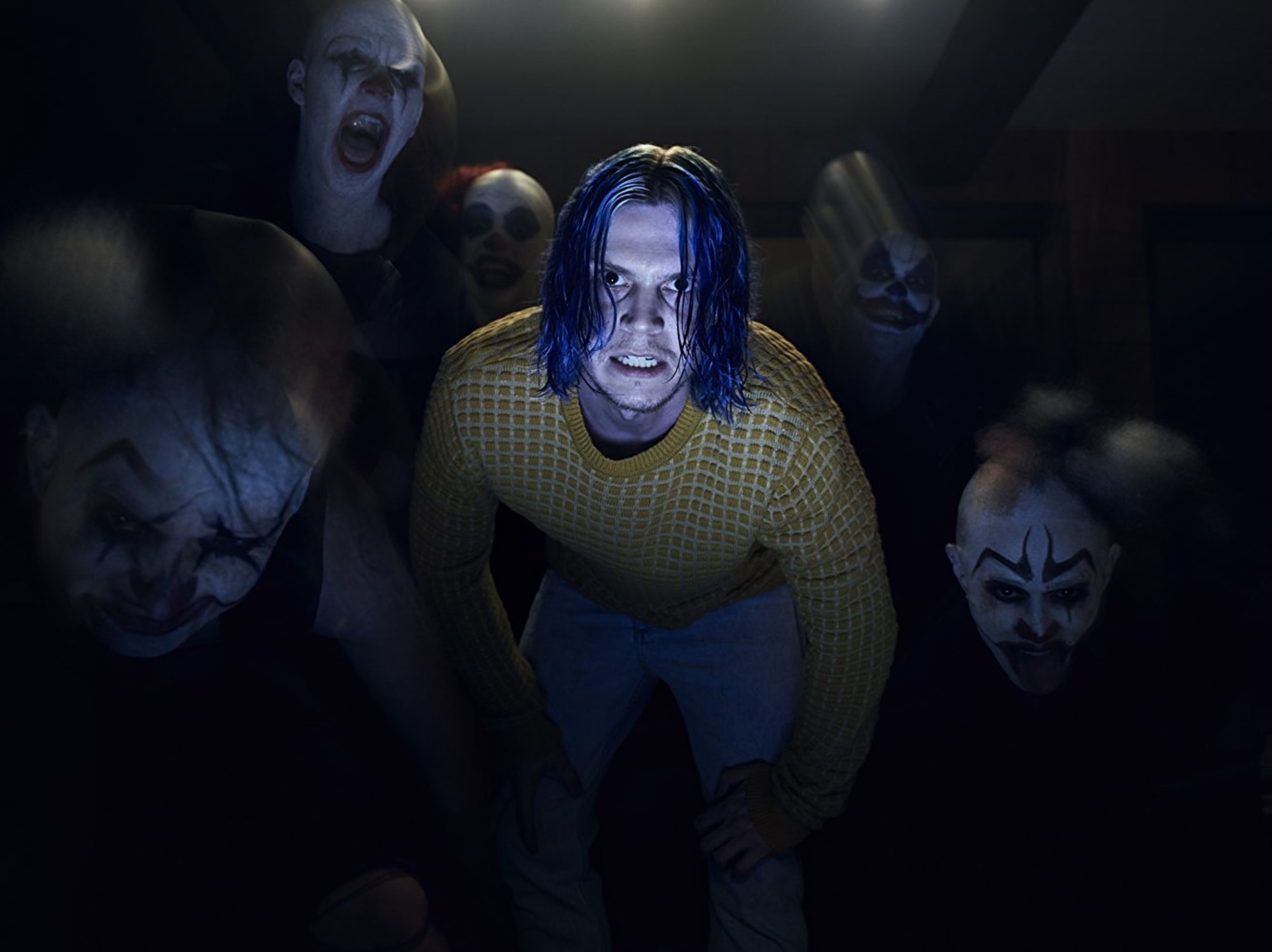 Evan Peters' Iconic Blue Hair on American Horror Story: Cult - wide 10