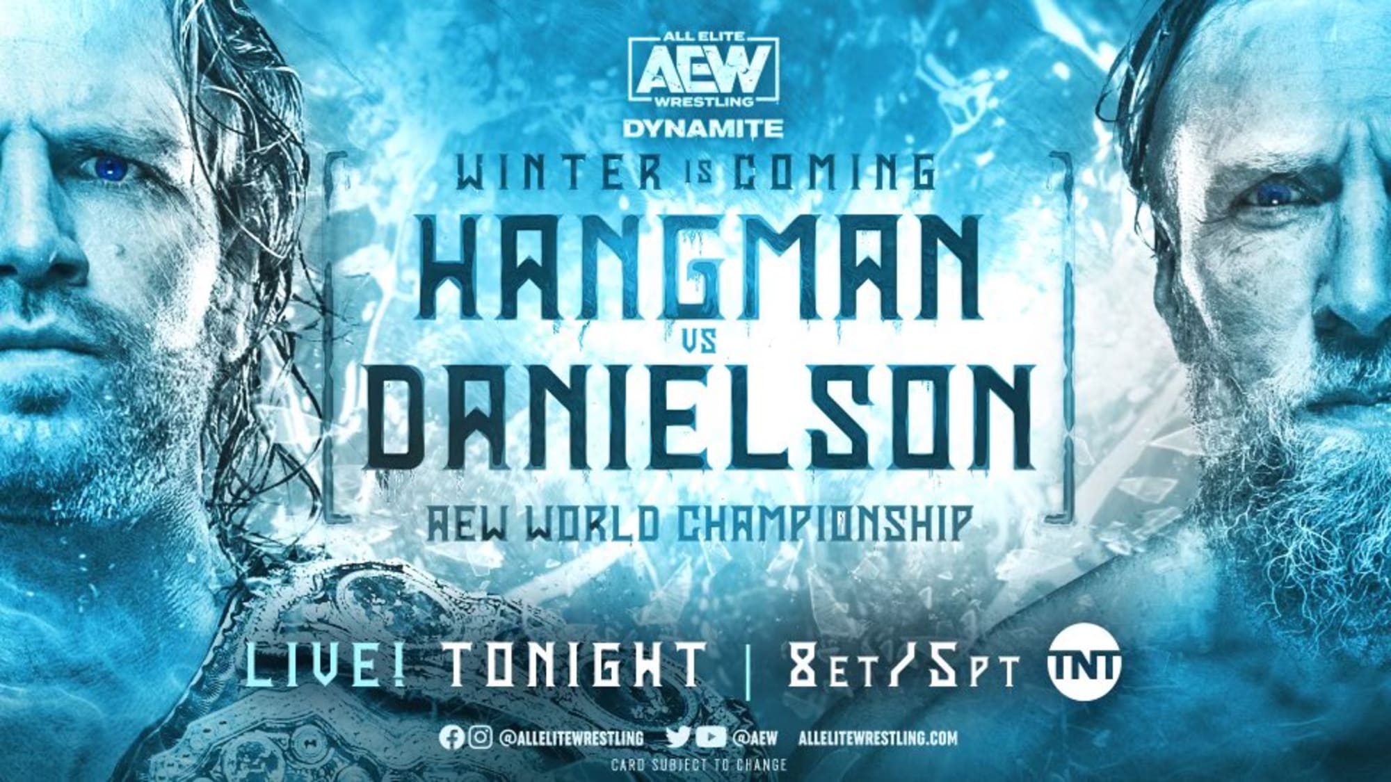 AEW Winter is Coming match card, live stream, start time, location