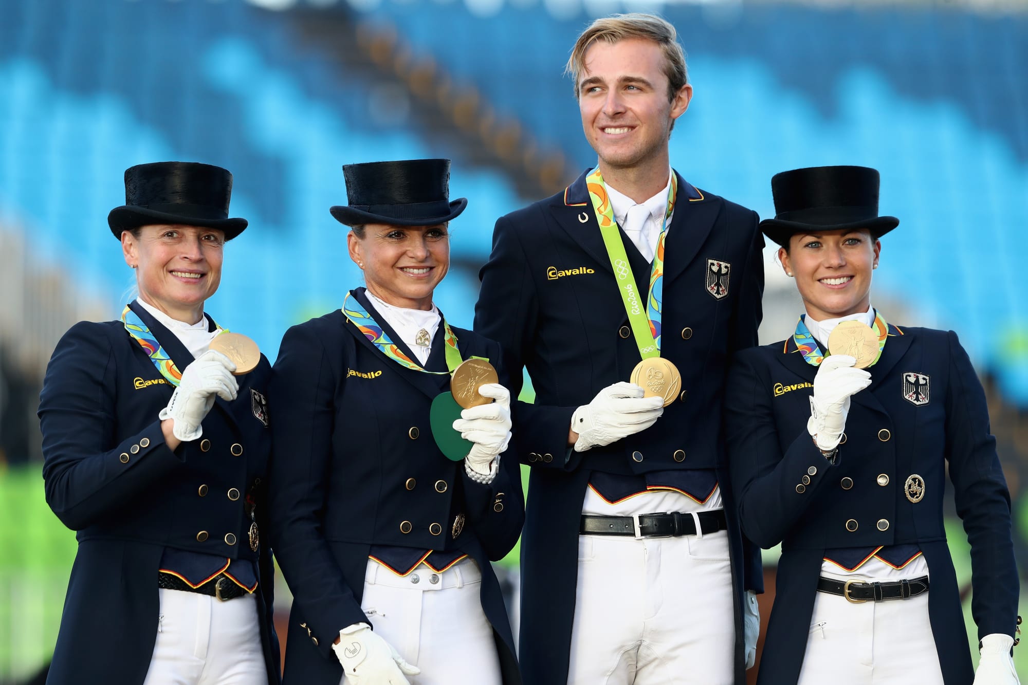 Olympics equestrian dressage team final results August 12