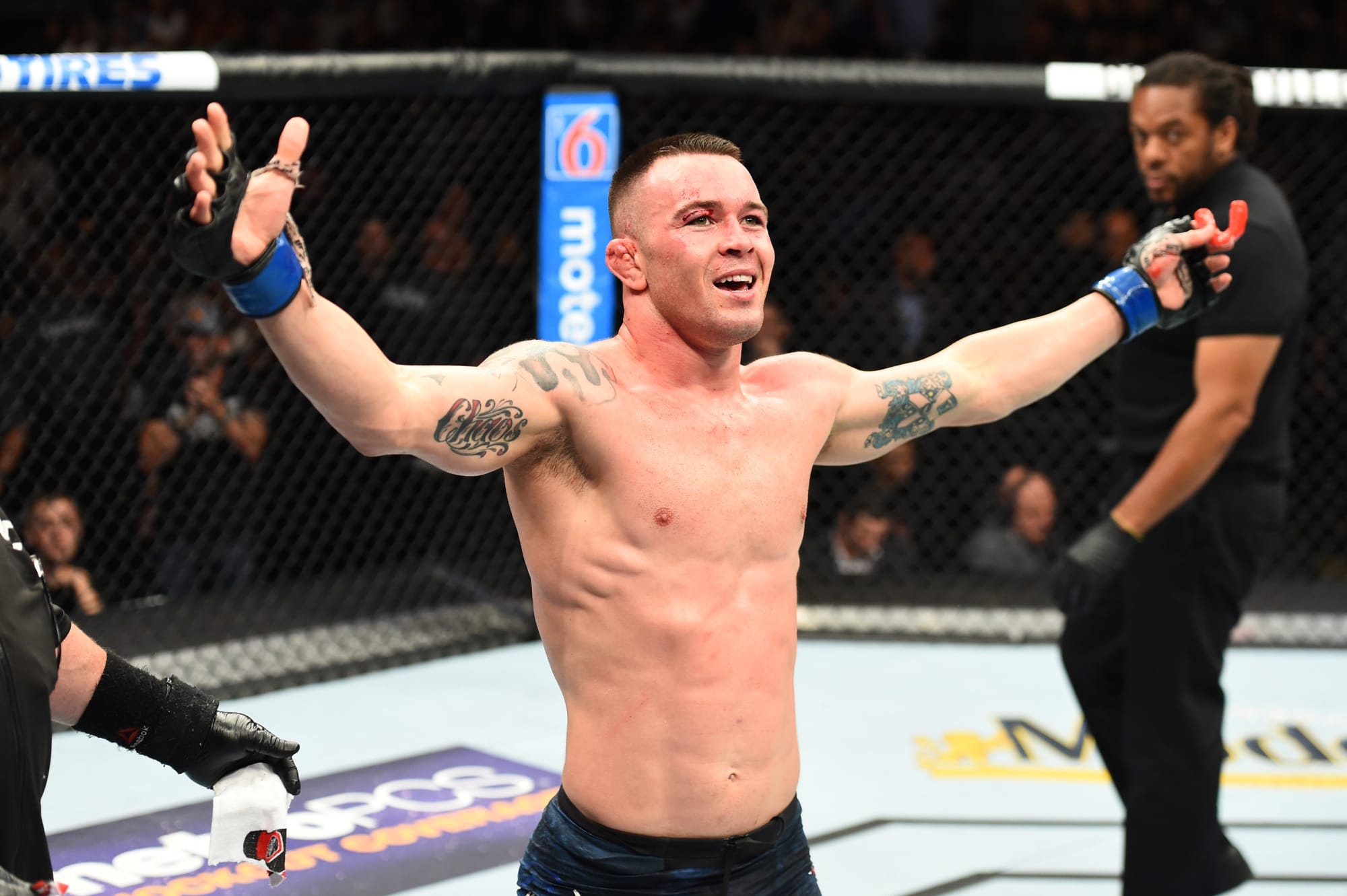 Colby Covington Took The Welterweight Belt To Meet Donald Trump
