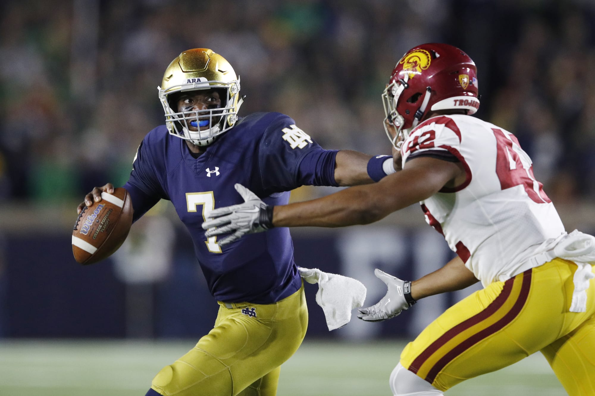 Notre Dame embarrasses USC in rout 3 takeaways