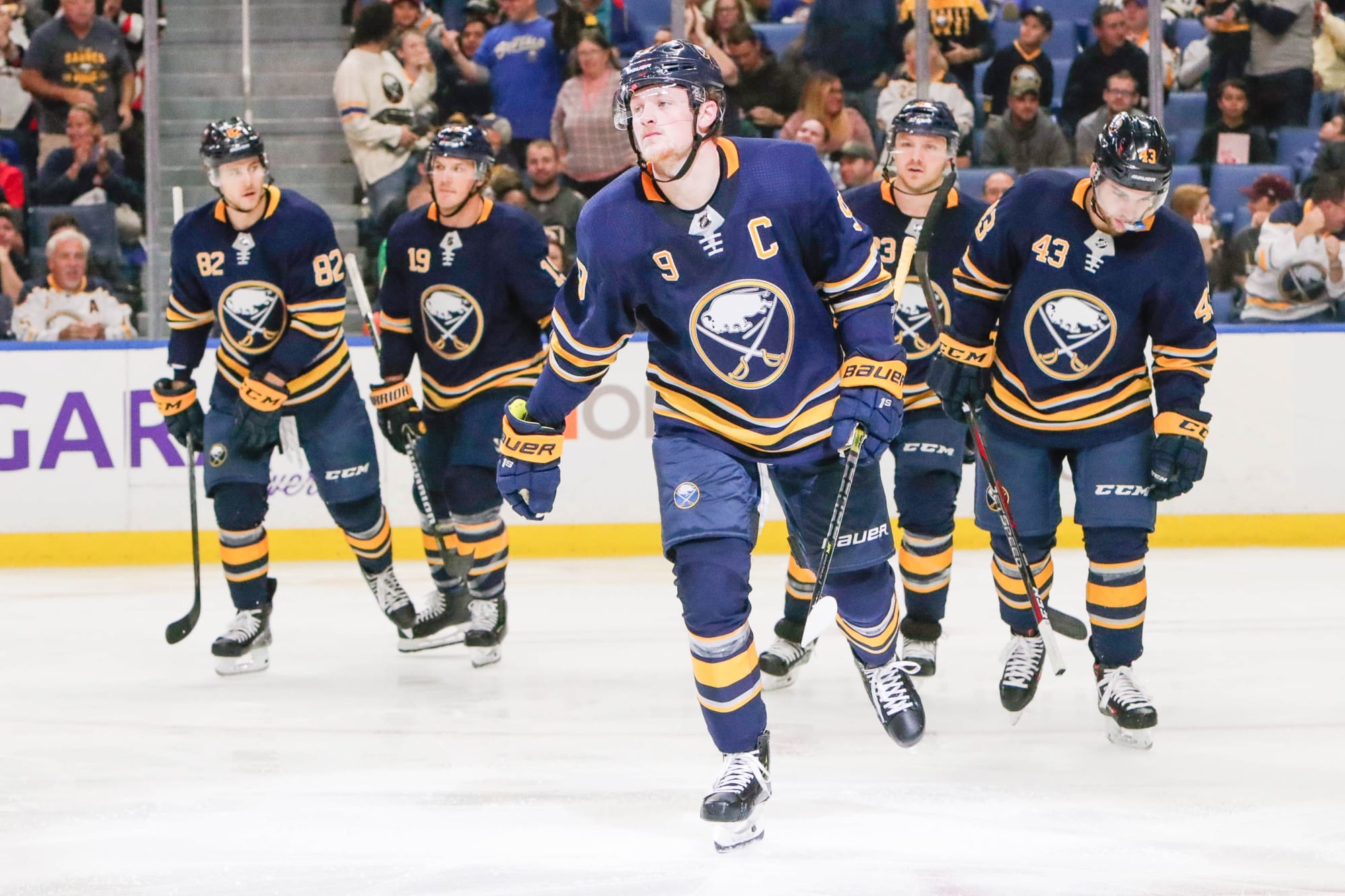 The Buffalo Sabres have a winning record for the first time in 2,081 days