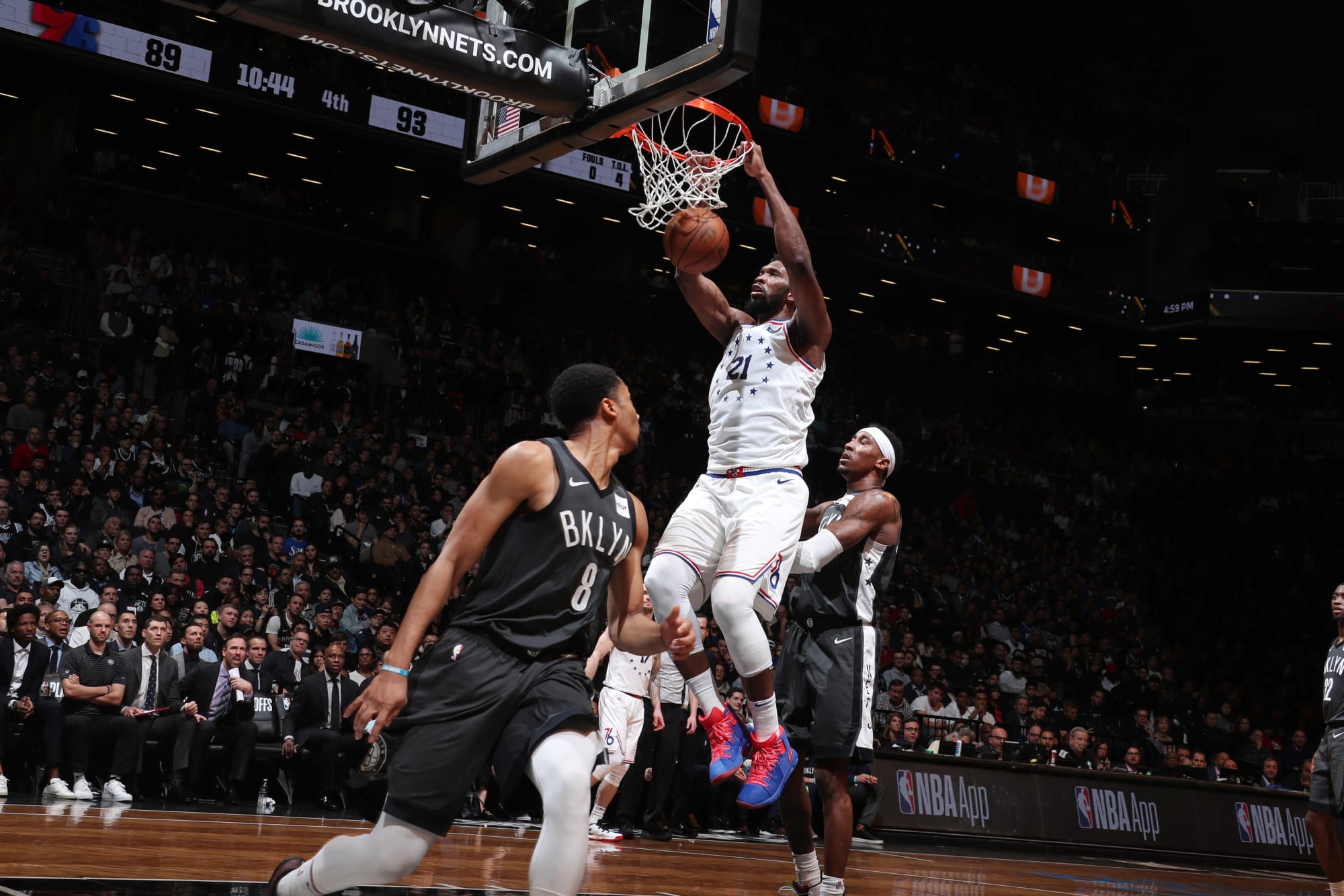 76ers push Nets to the brink with wild Game 4 win