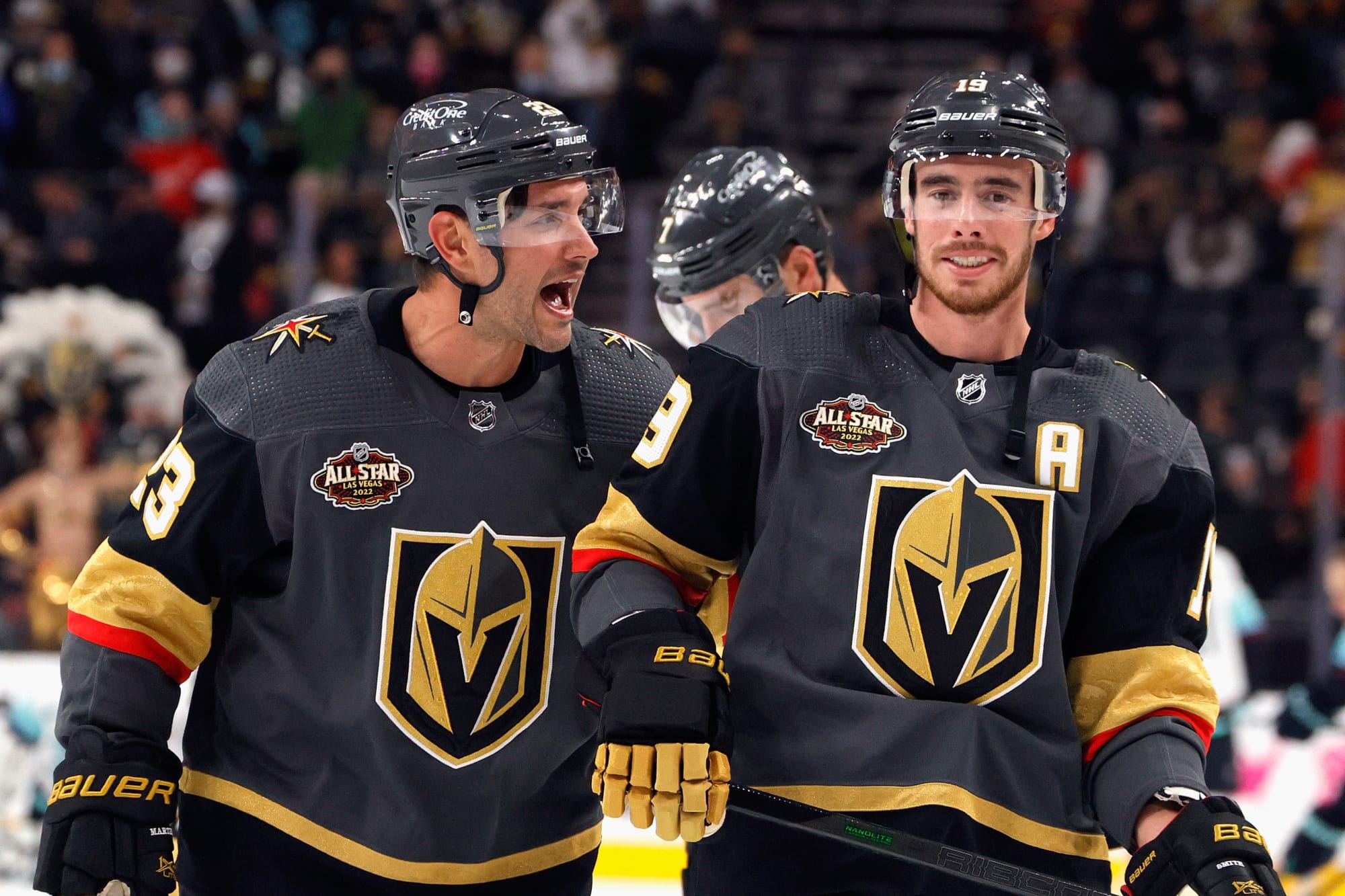 Vegas Golden Knights win NHL opening night with wild pregame fight with