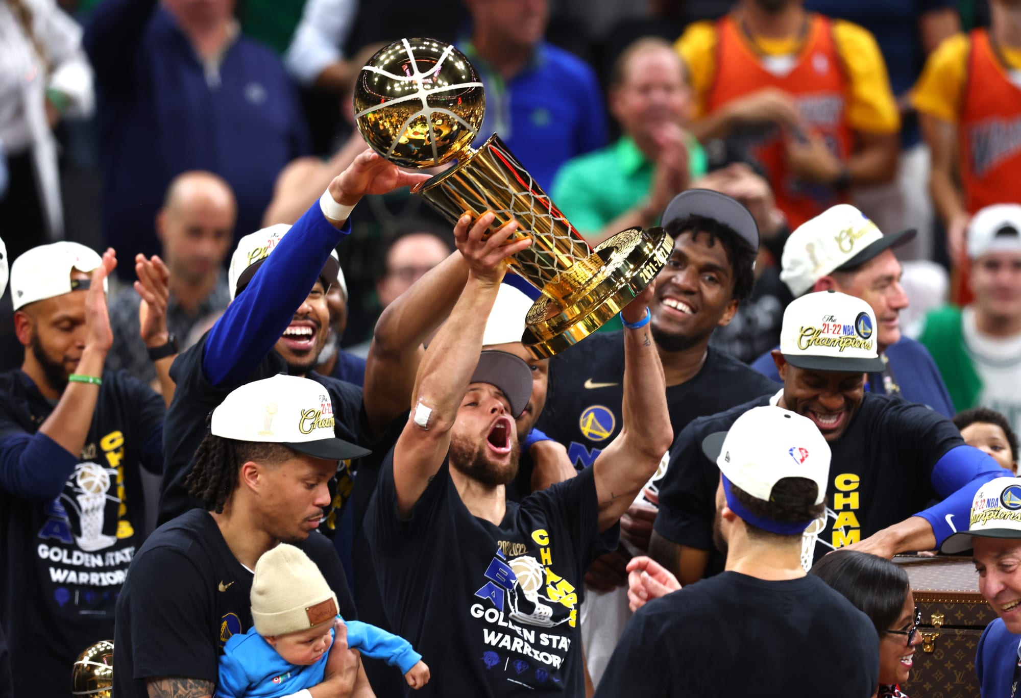 Chase Heart erupting as Warriors win NBA Finals will give any individual goosebumps [Video]