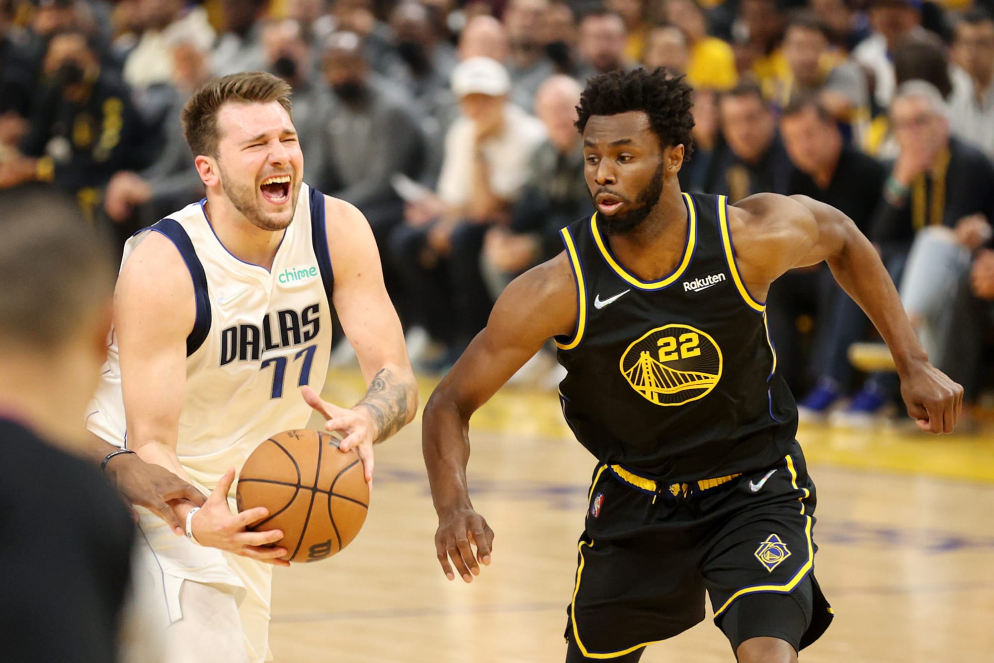 Dunking on Luka Doncic used to be the spotlight of Andrew Wiggins’ championship run with Warriors