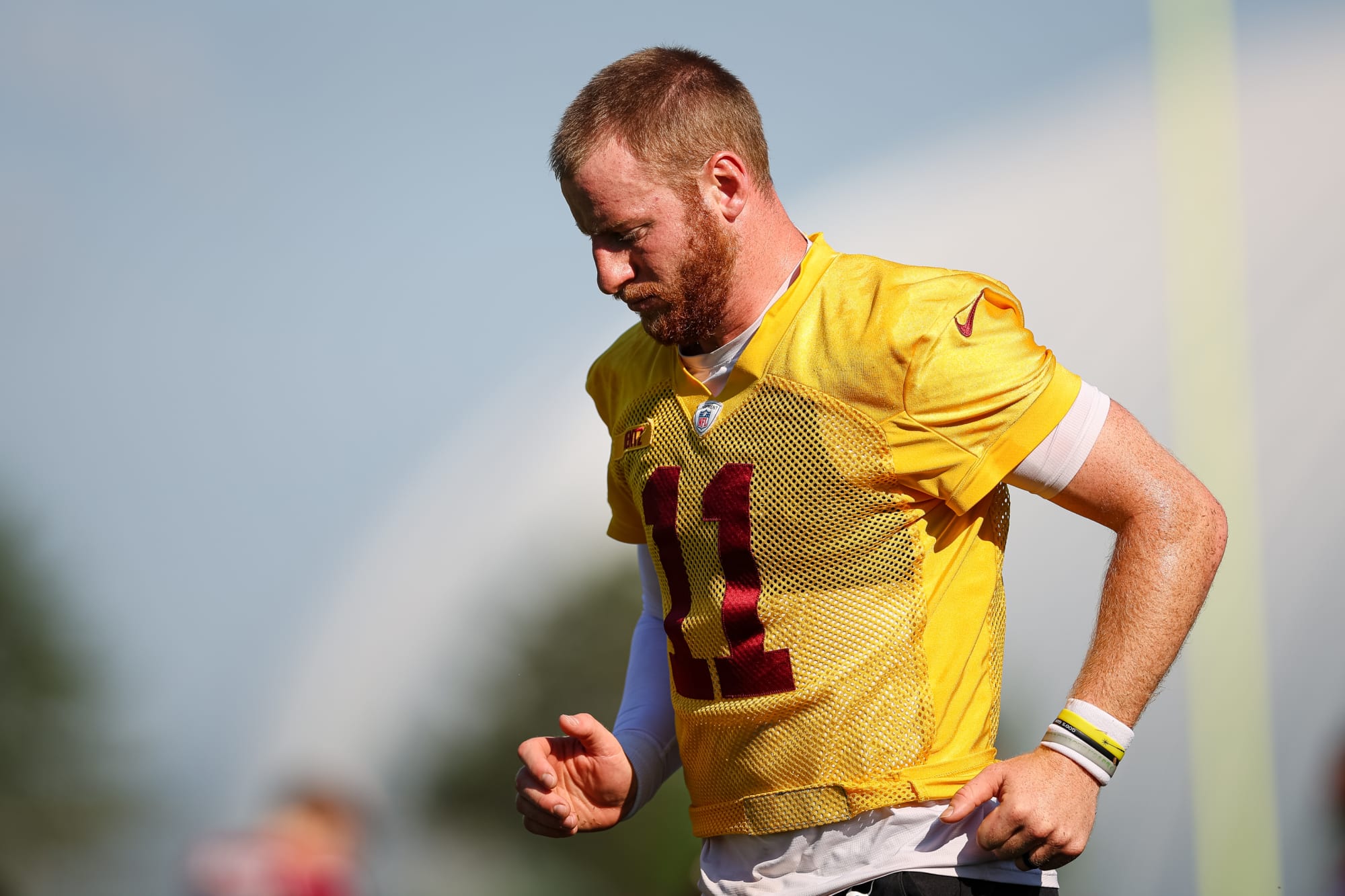 Carson Wentz reaching new lows with Commanders in training camp