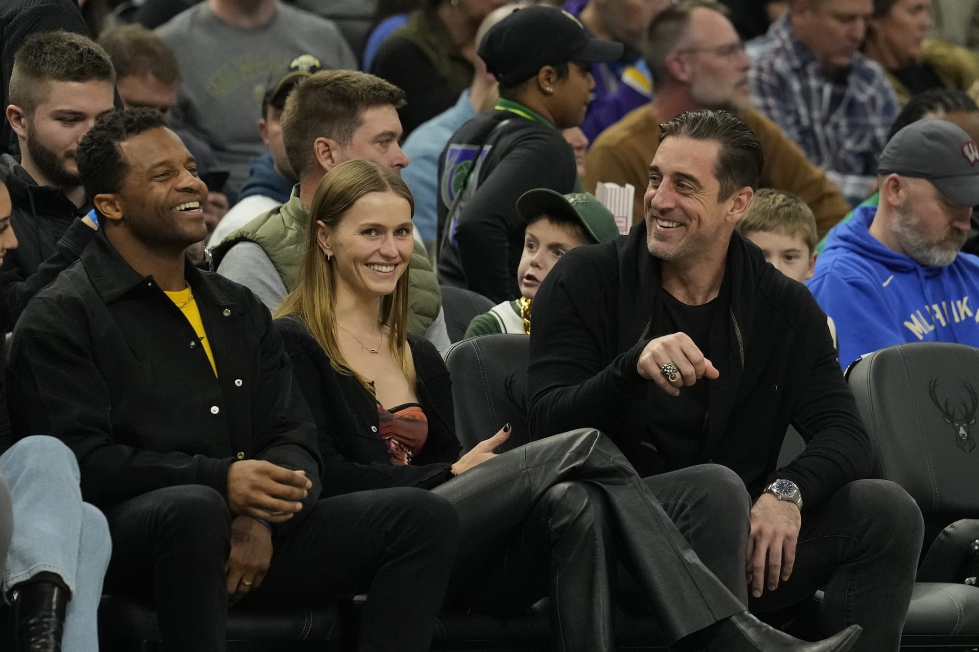 Aaron Rodgers rumored new girlfriend has an NBA connection