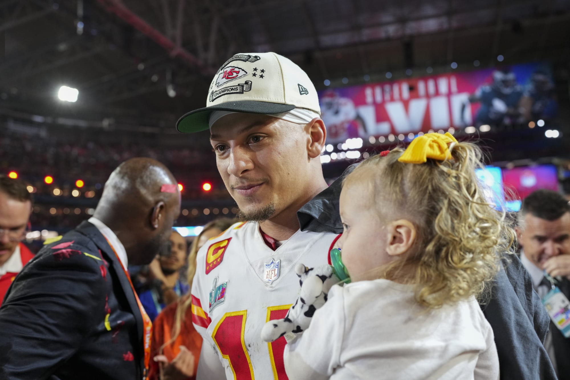 Patrick Mahomes took his kids to Disneyland after winning the Super Bowl