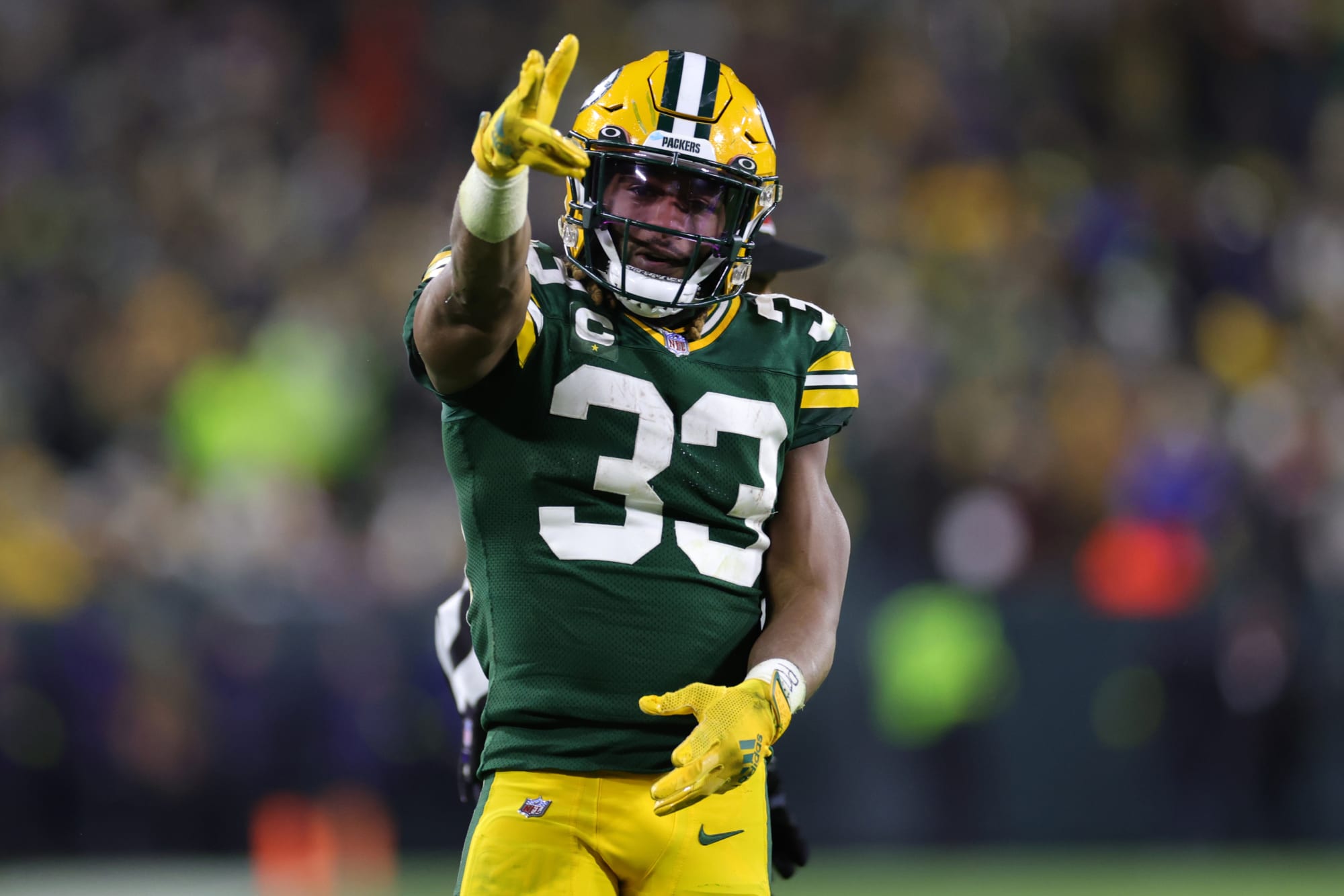 Aaron Jones’ take on his ‘pay cut’ proves he’s a team player