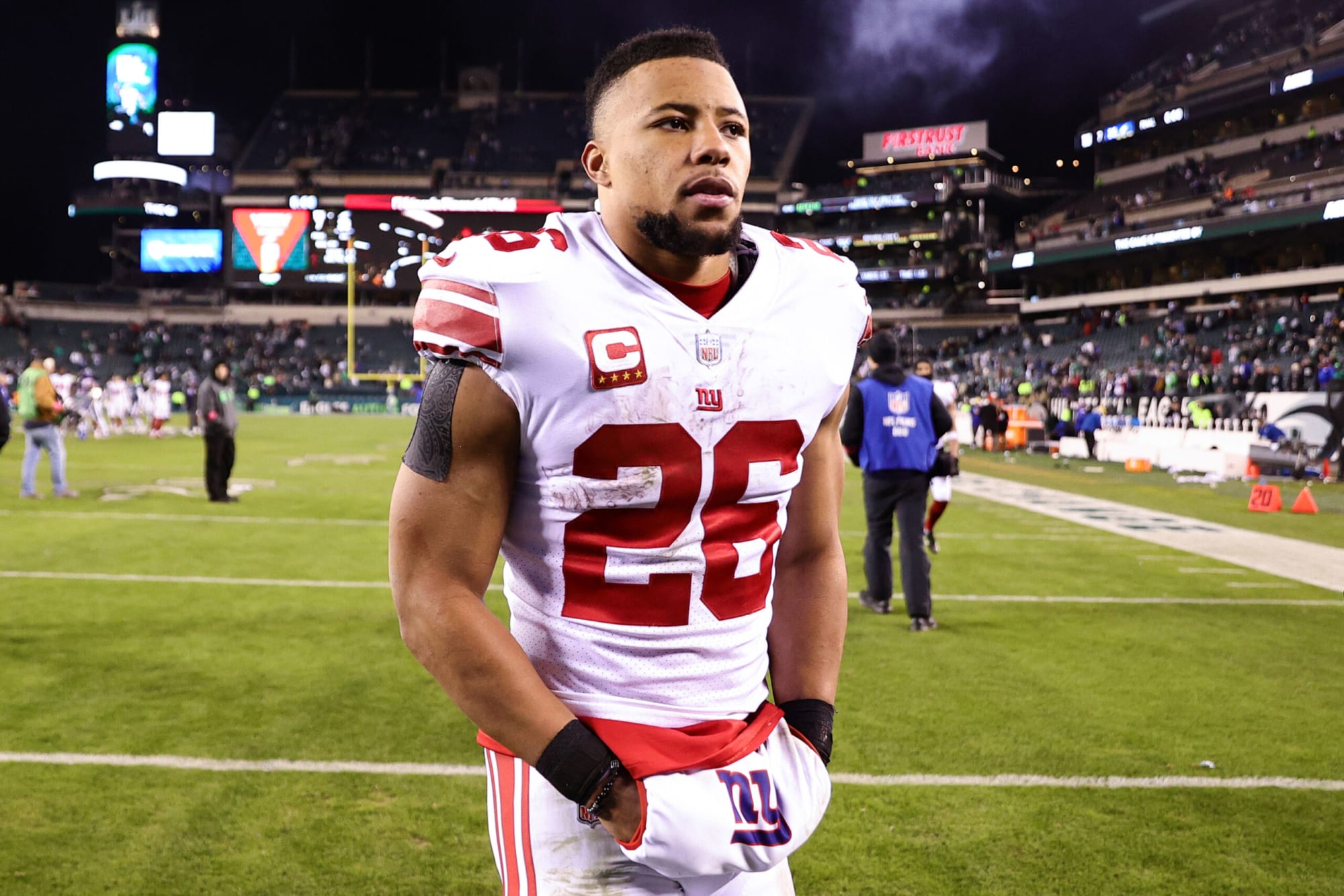 Saquon Barkley open to nuclear option on Giants contract negotiations