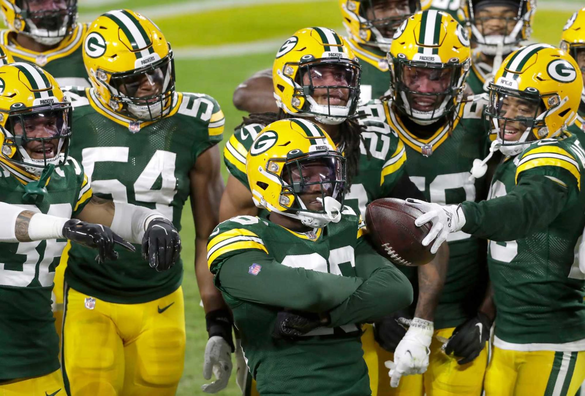 Packers unveil best team turnover celebration of the season (Video)
