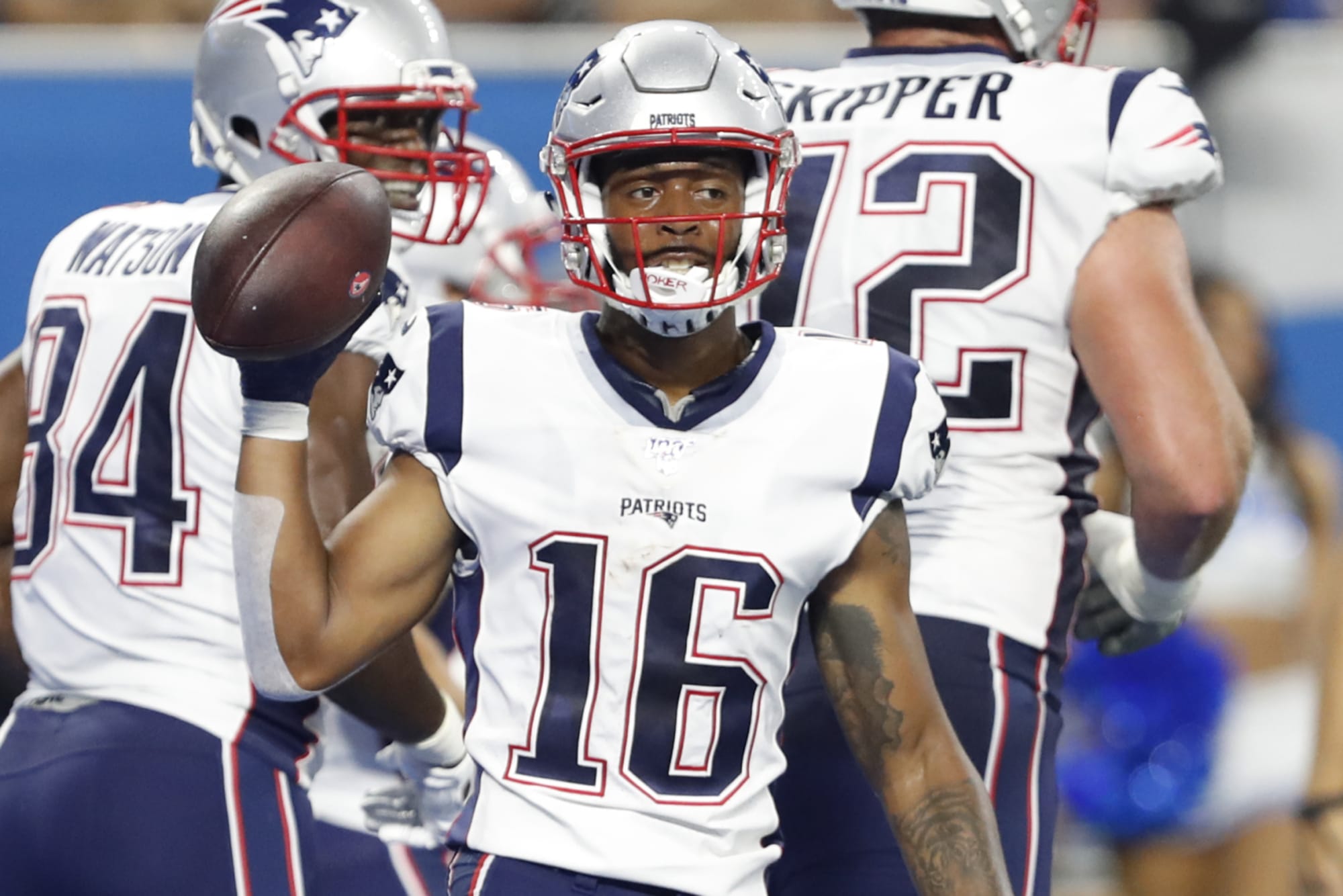Jakobi Meyers throws a dime of a WR TD pass for the Patriots (Video)