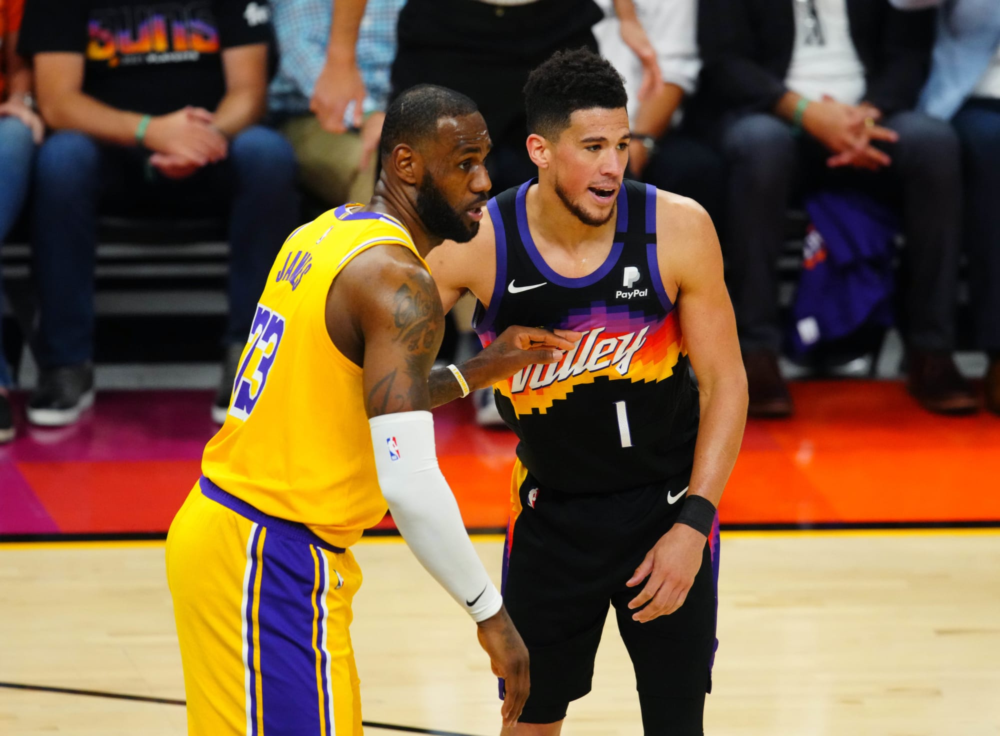 LeBron James gave Devin Booker an autographed jersey after Suns ...
