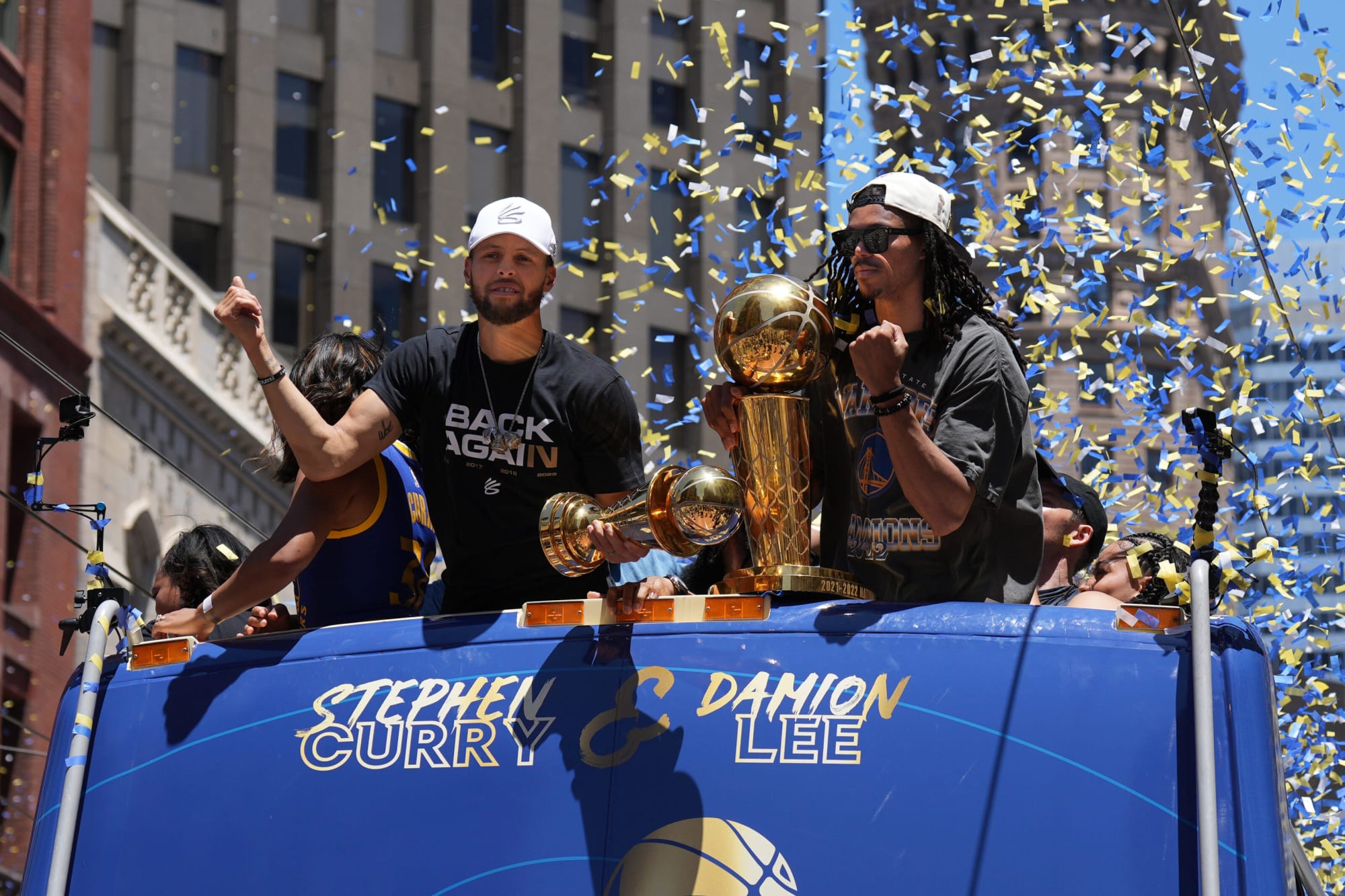 Former Lakers champions additional salty looking at Warriors parade