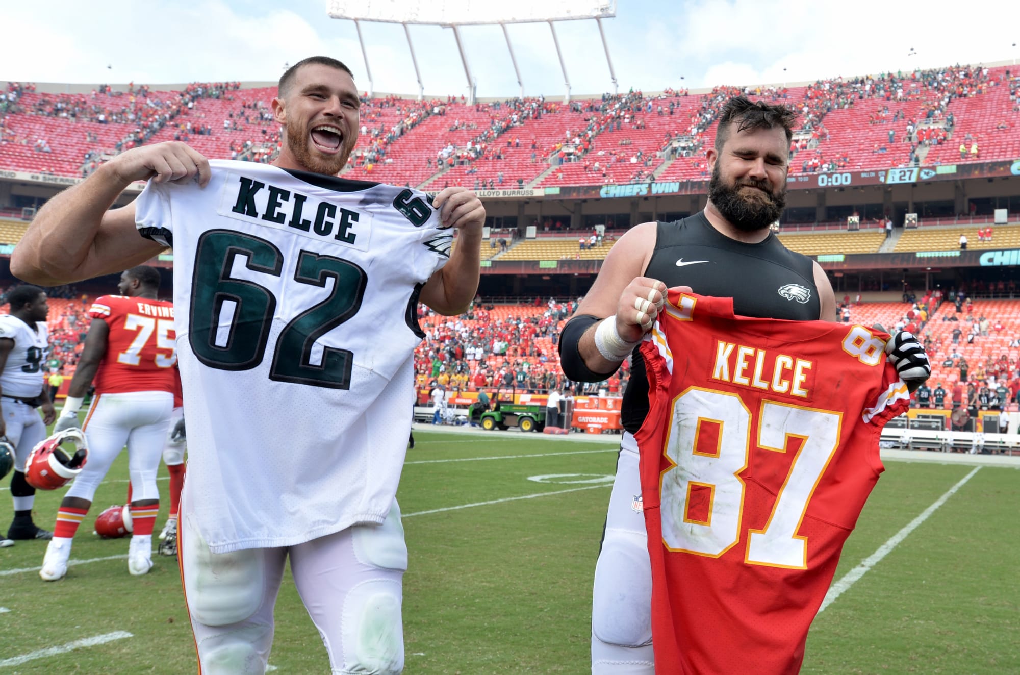 Travis Kelce shares iconic Super Bowl hype tape featuring brother Jason