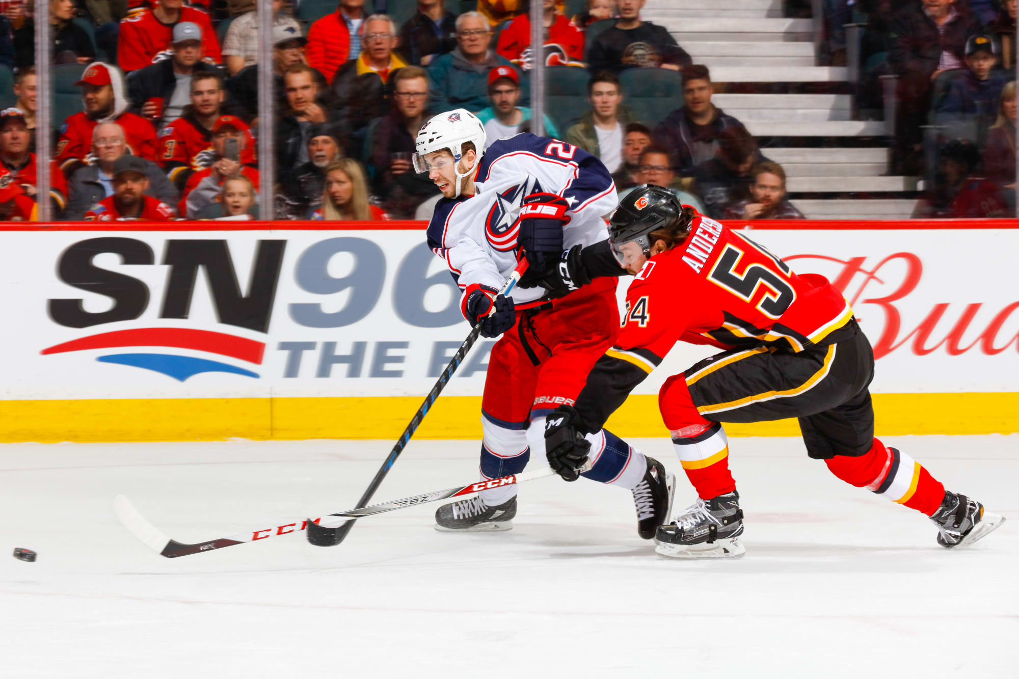 Calgary Flames lose seventh in a row to Columbus Blue Jackets