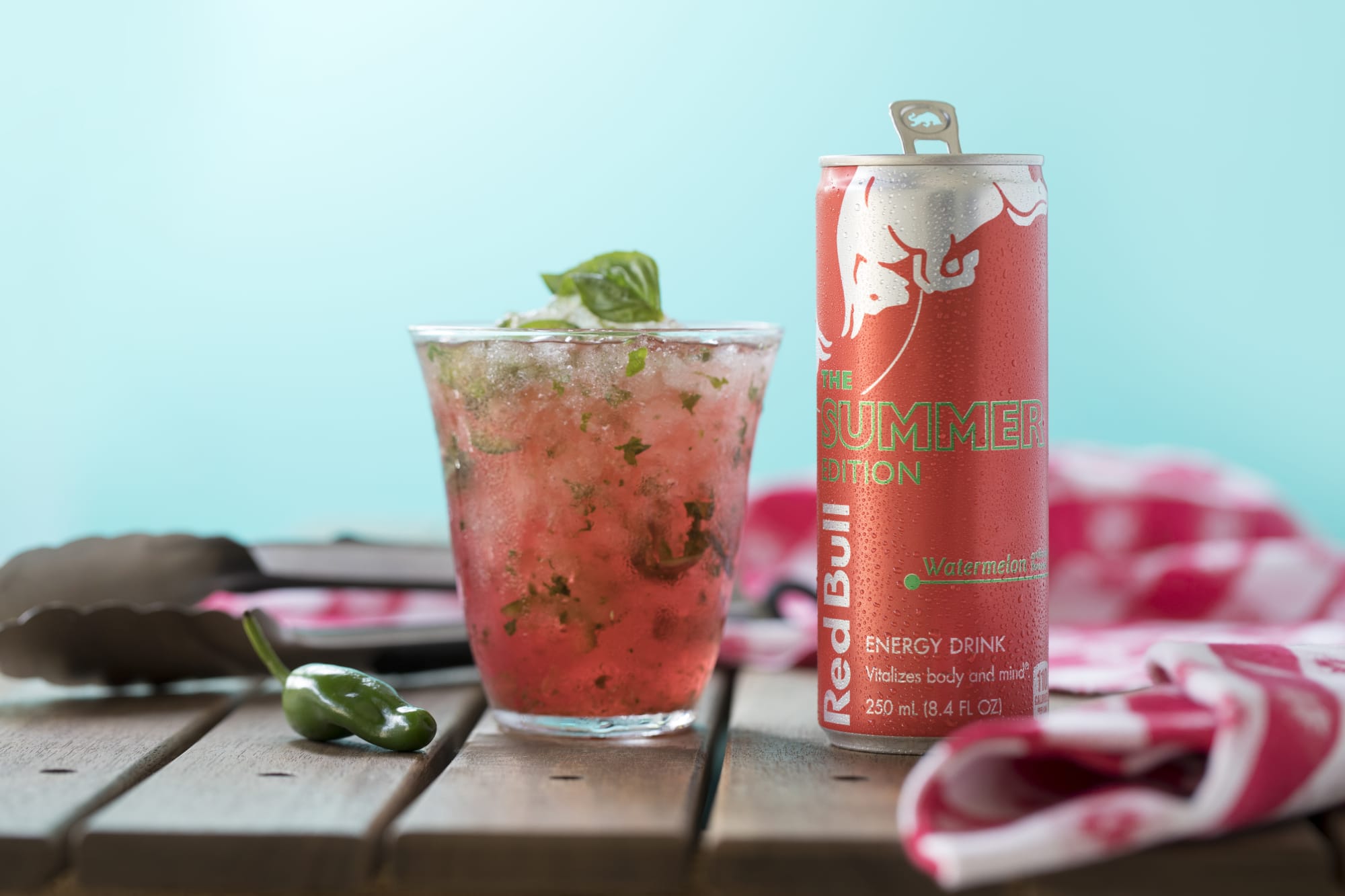Red Bull Summer Edition Watermelon makes for the perfect mocktail