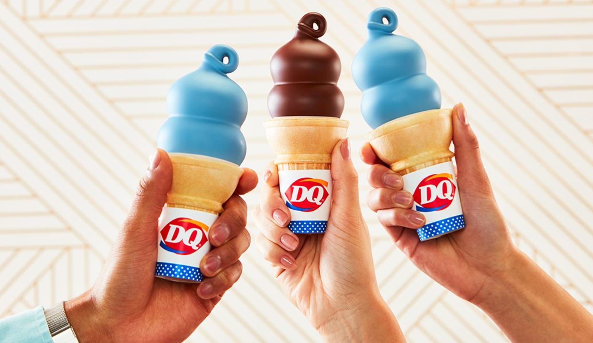 Dairy Queen Cotton Candy Dipped Cone is a must for National Ice Cream Day