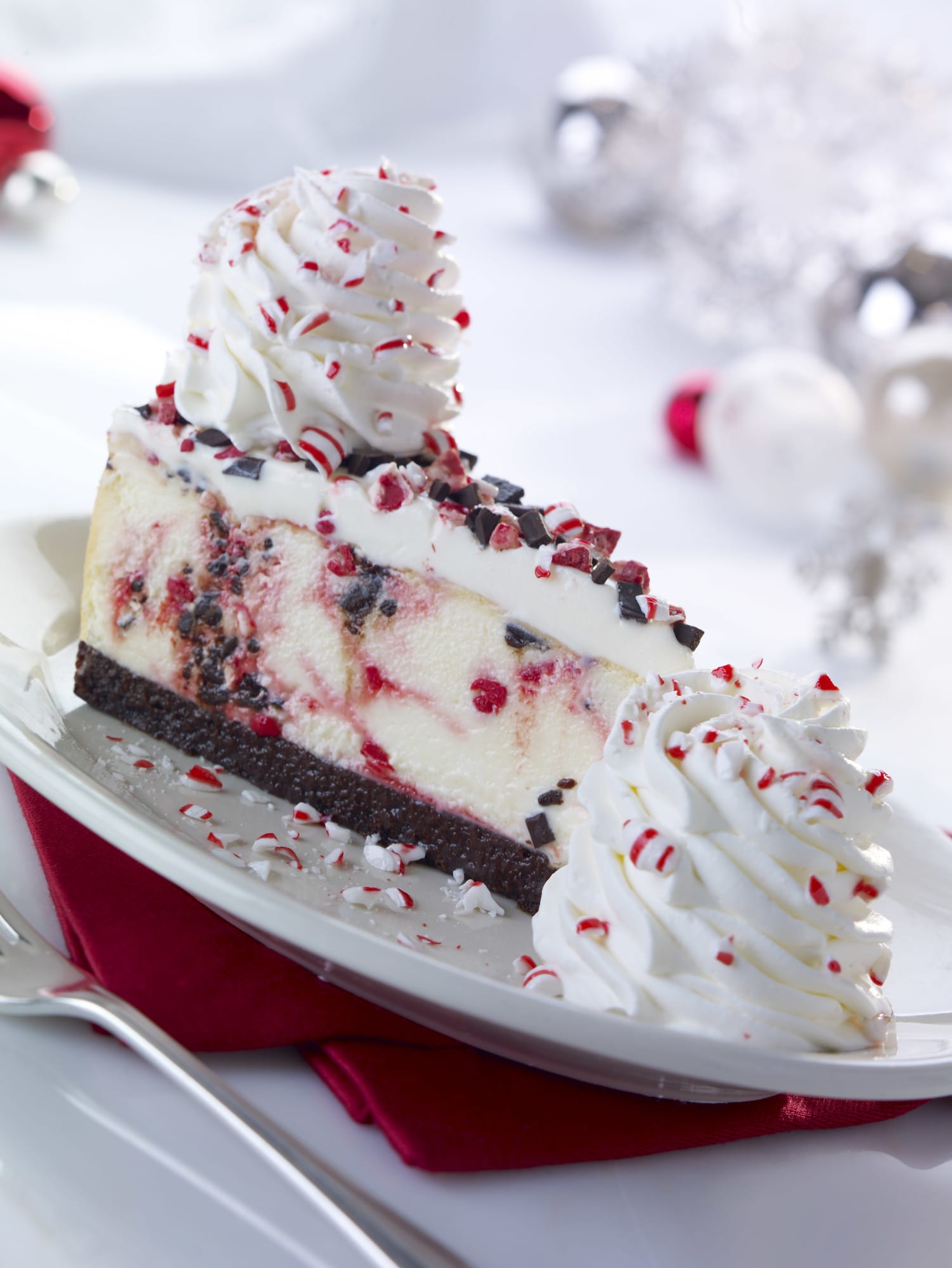 The Cheesecake Factory has brought back Peppermint Bark Cheesecake