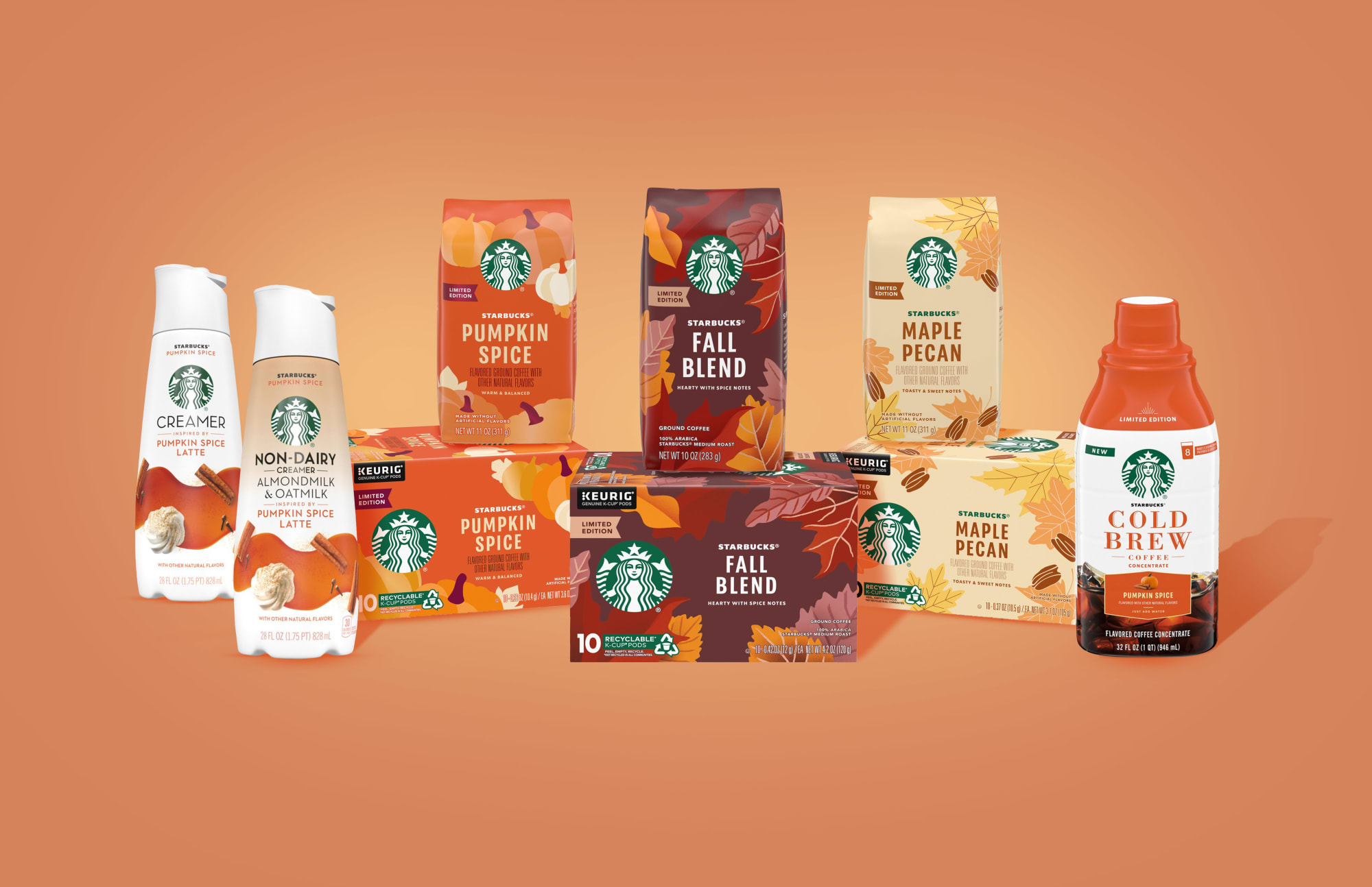 New Starbucks Fall coffee offerings include a new plantbased creamer