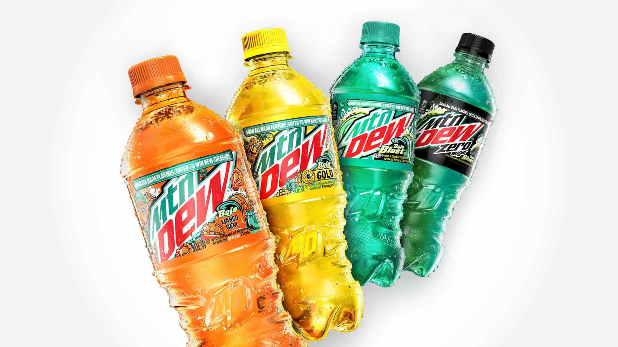 Four new MTN DEW Baja Beverages are here for summer
