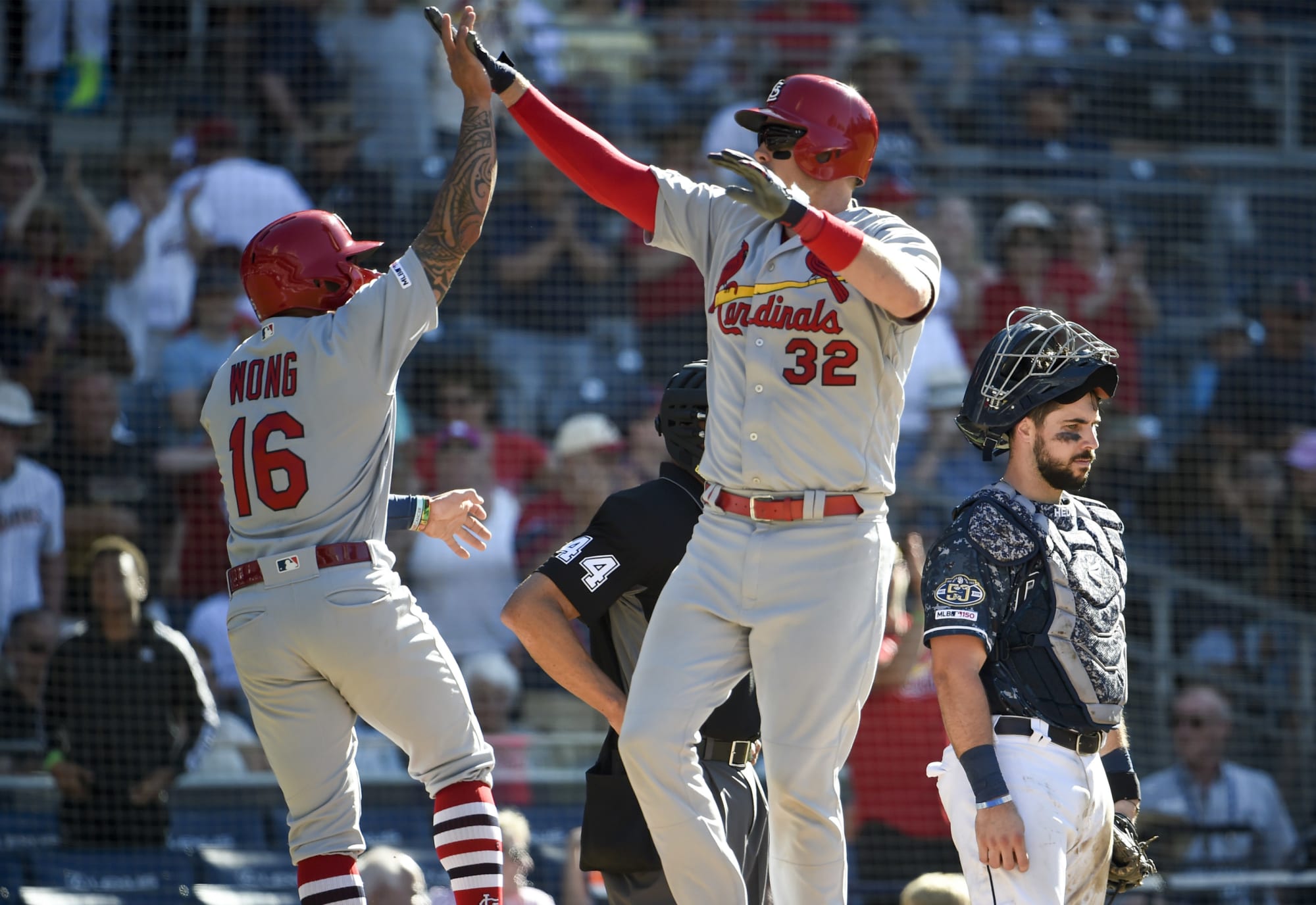 San Diego Padres fall to St. Louis Cardinals in extra innings.