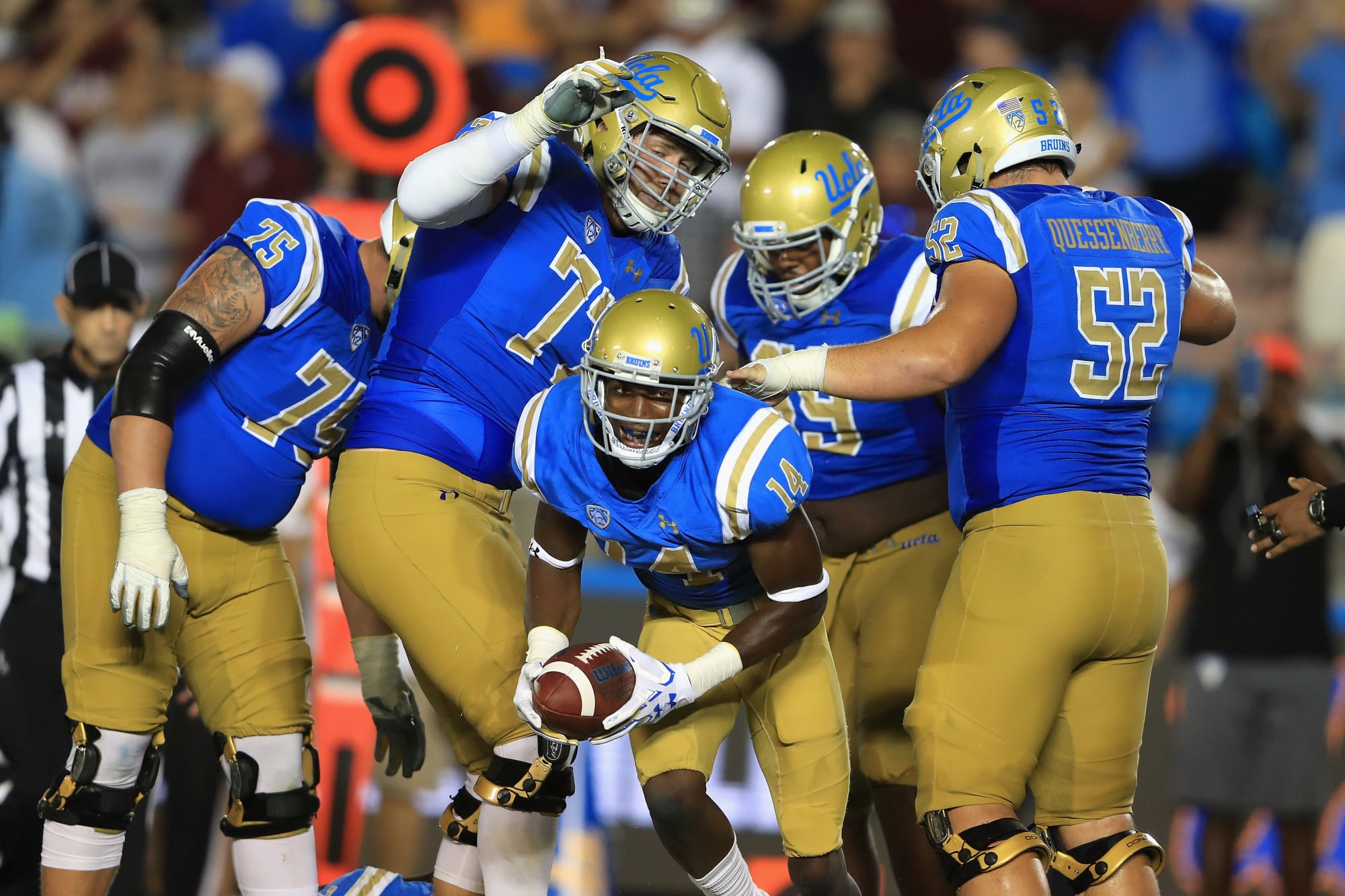 UCLA FootballGrading the offensive line against the Aggies