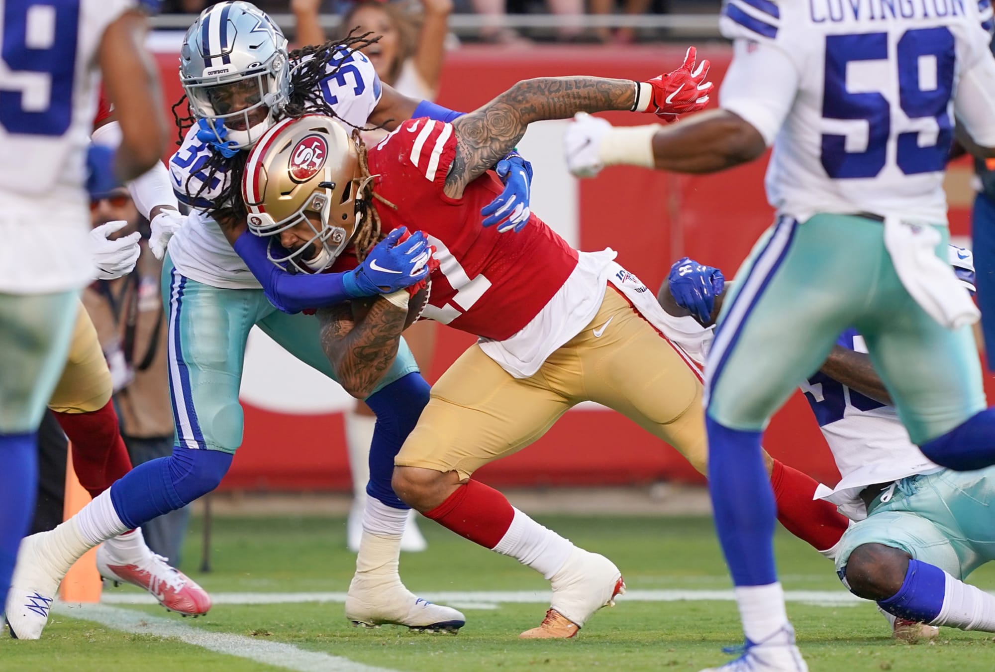San Francisco 49ers expected to be without two wide receivers in Week 1