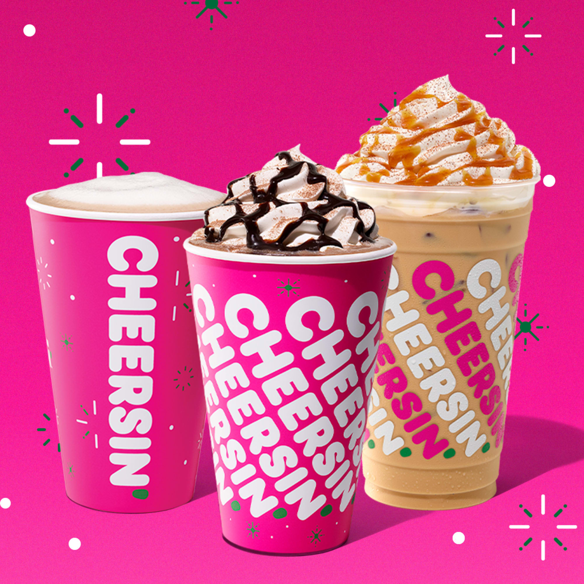 The Dunkin Donuts holiday menu is perfect for white chocolate lovers