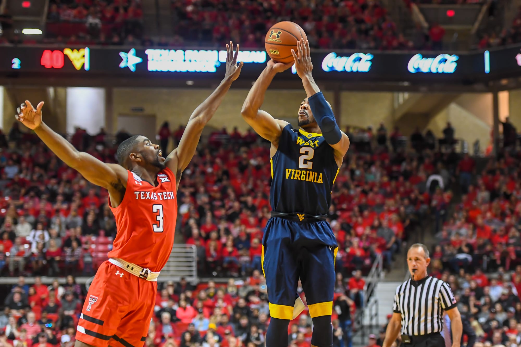 WVU basketball Texas Tech sneaks a victory against Mountaineers