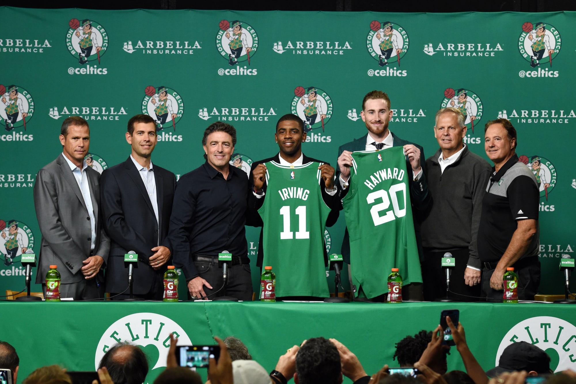 Boston Celtics GM Danny Ainge Kyrie Irving, Gordon Hayward healthy for