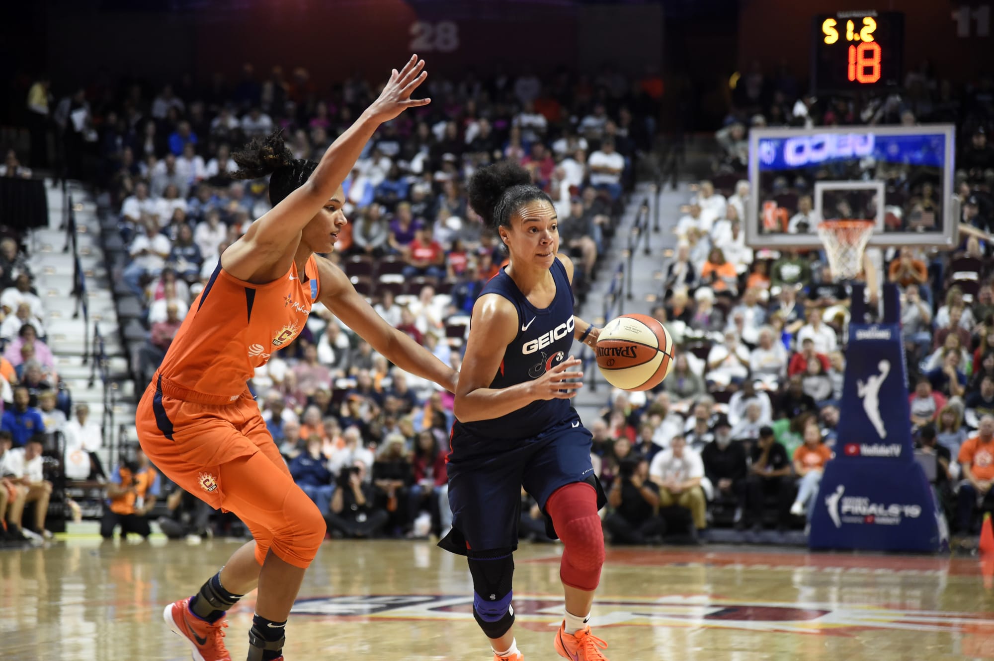 2019 WNBA Finals Mystics take 21 lead in series after win in CT