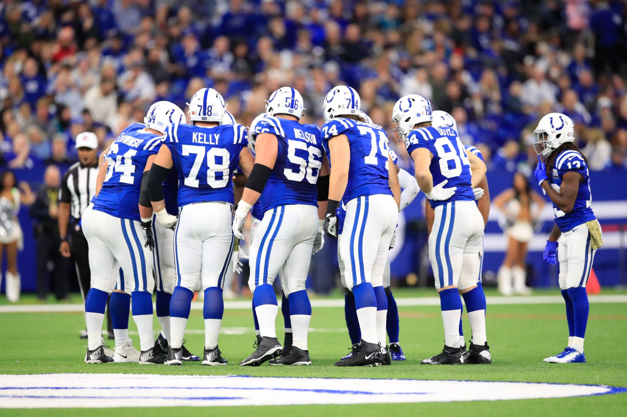 Colts offensive line most improved unit in NFL