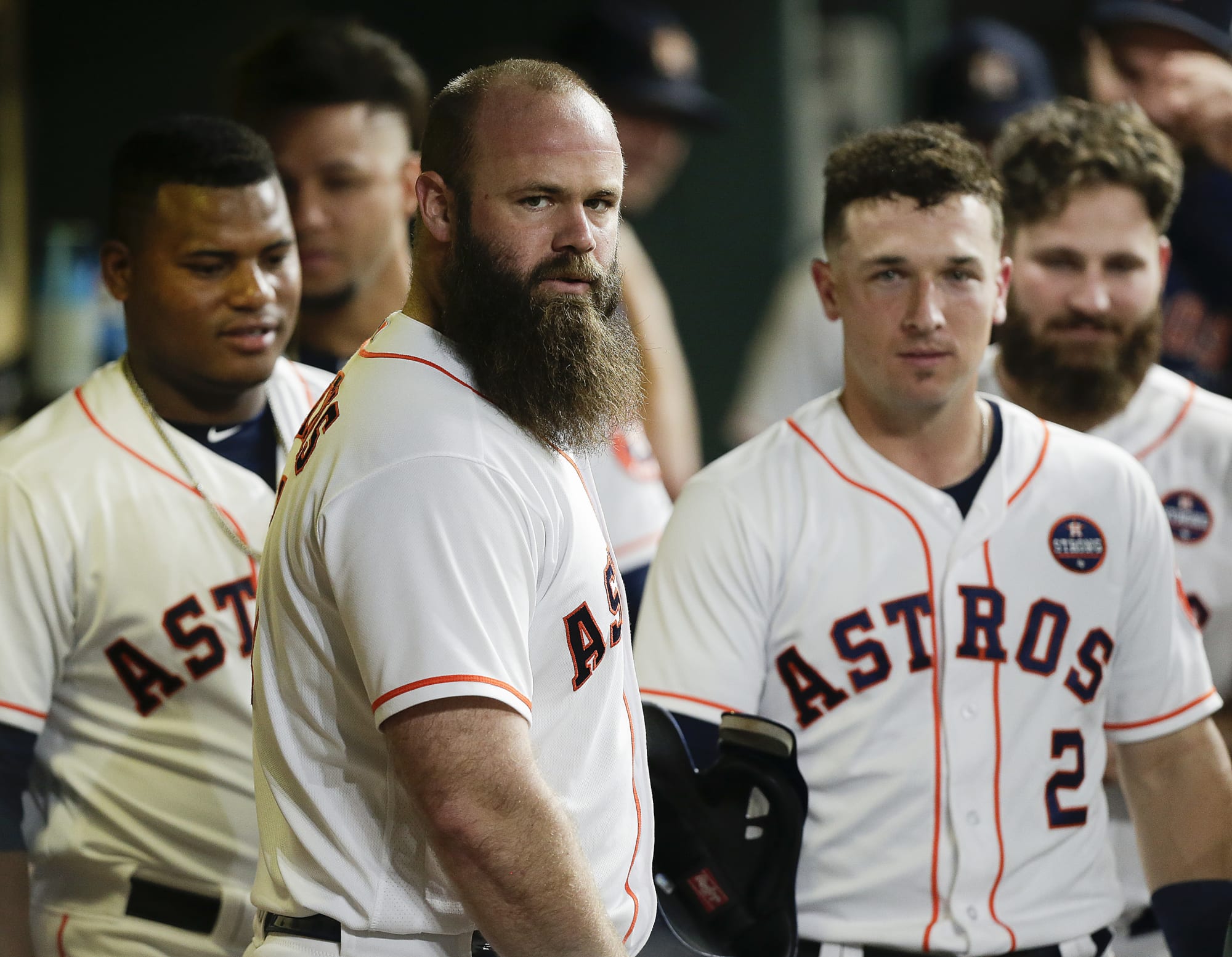 houston astros players and numbers
