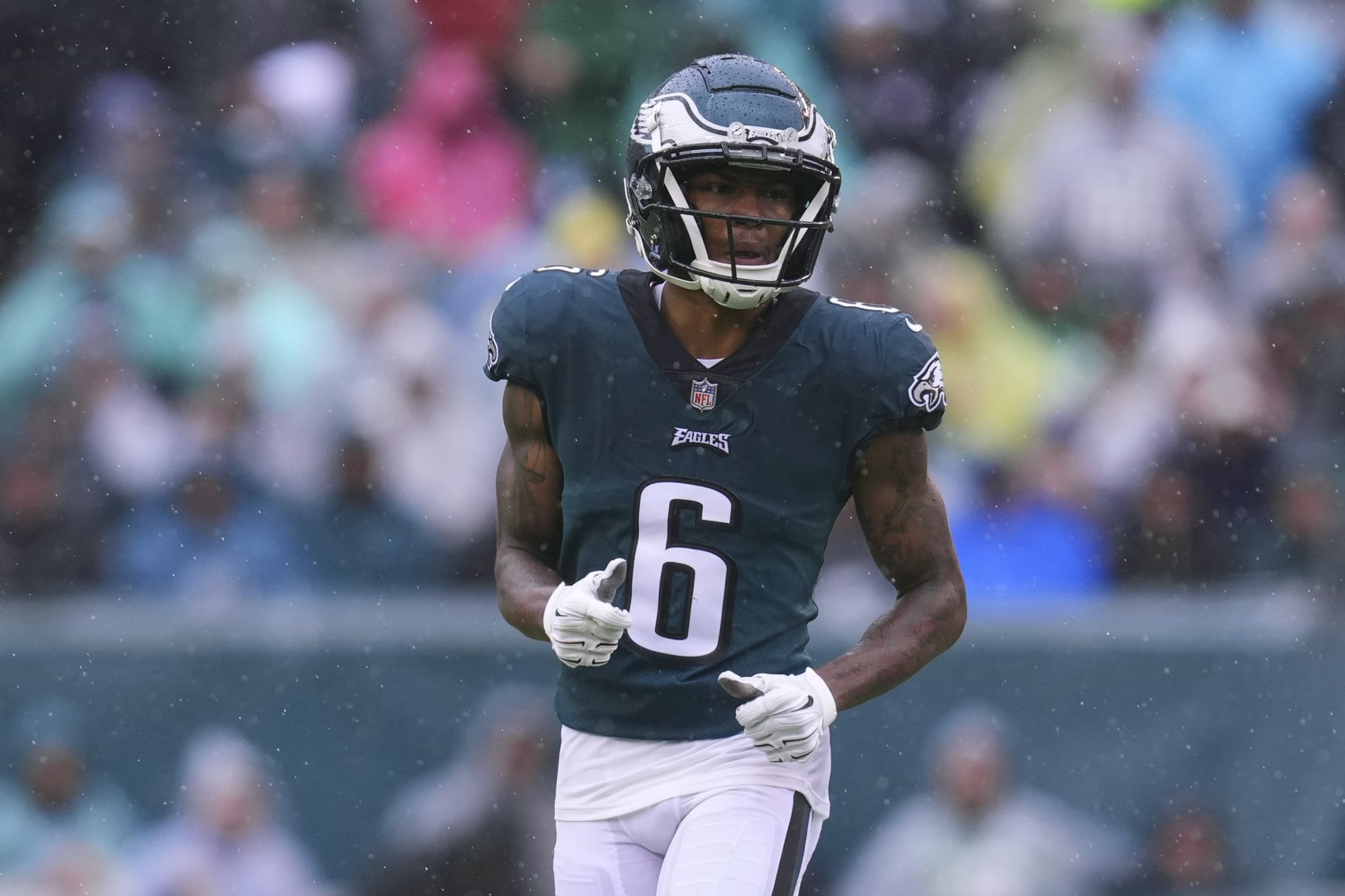 Eagles star DeVonta Smith not a fan of coldweather games BVM Sports