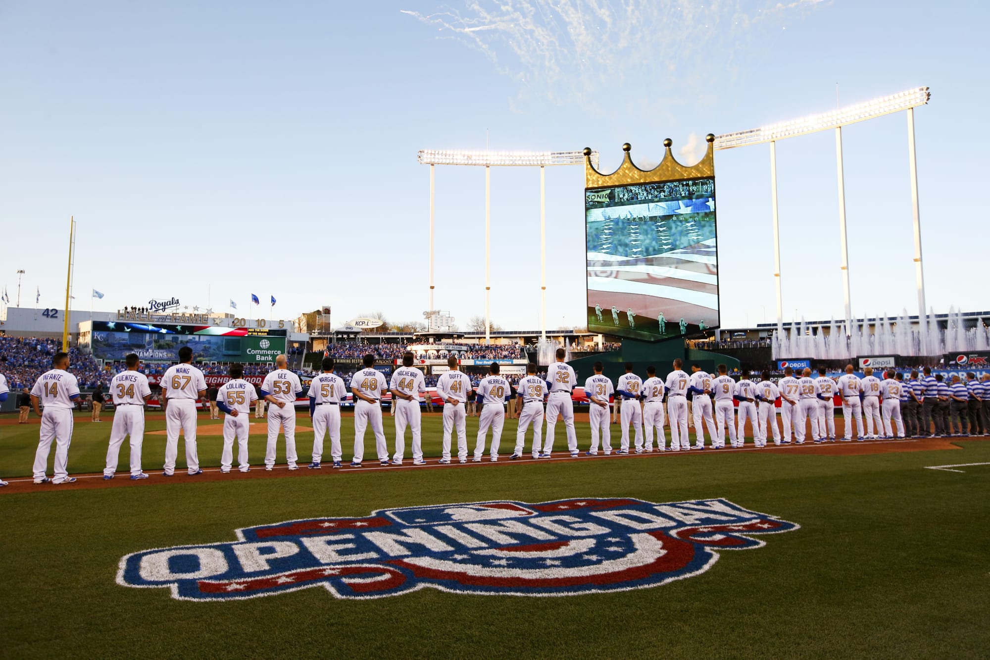 Kansas City Royals Opening Day Lineup is Unveiled